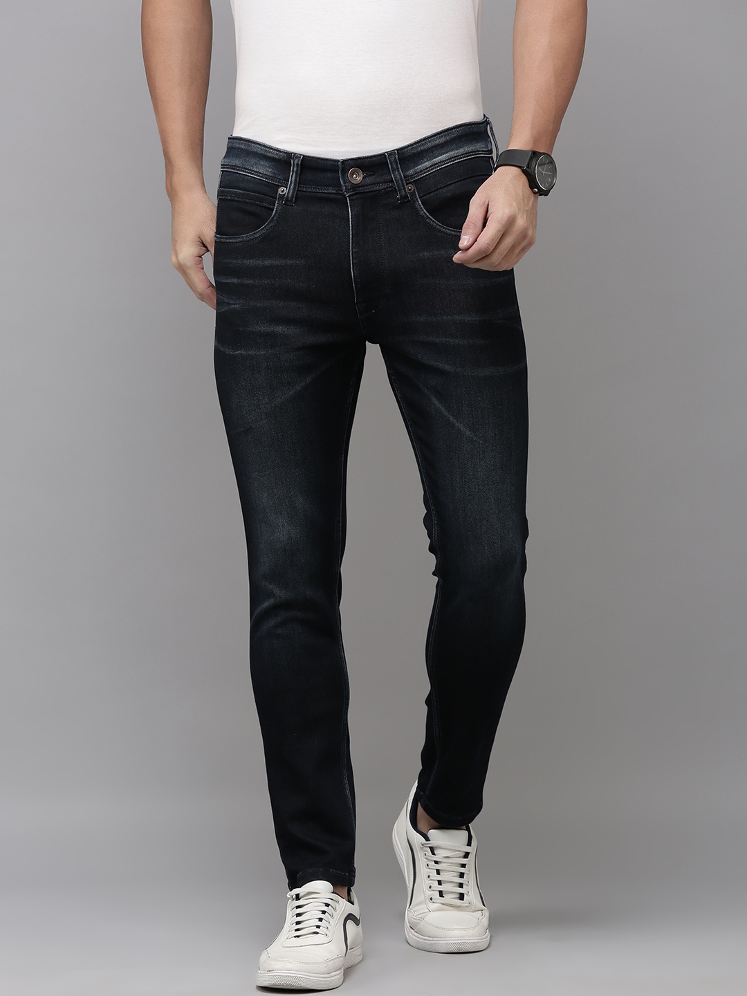 

BEAT LONDON by PEPE JEANS Men Skinny Fit Light Fade Stretchable Jeans, Blue