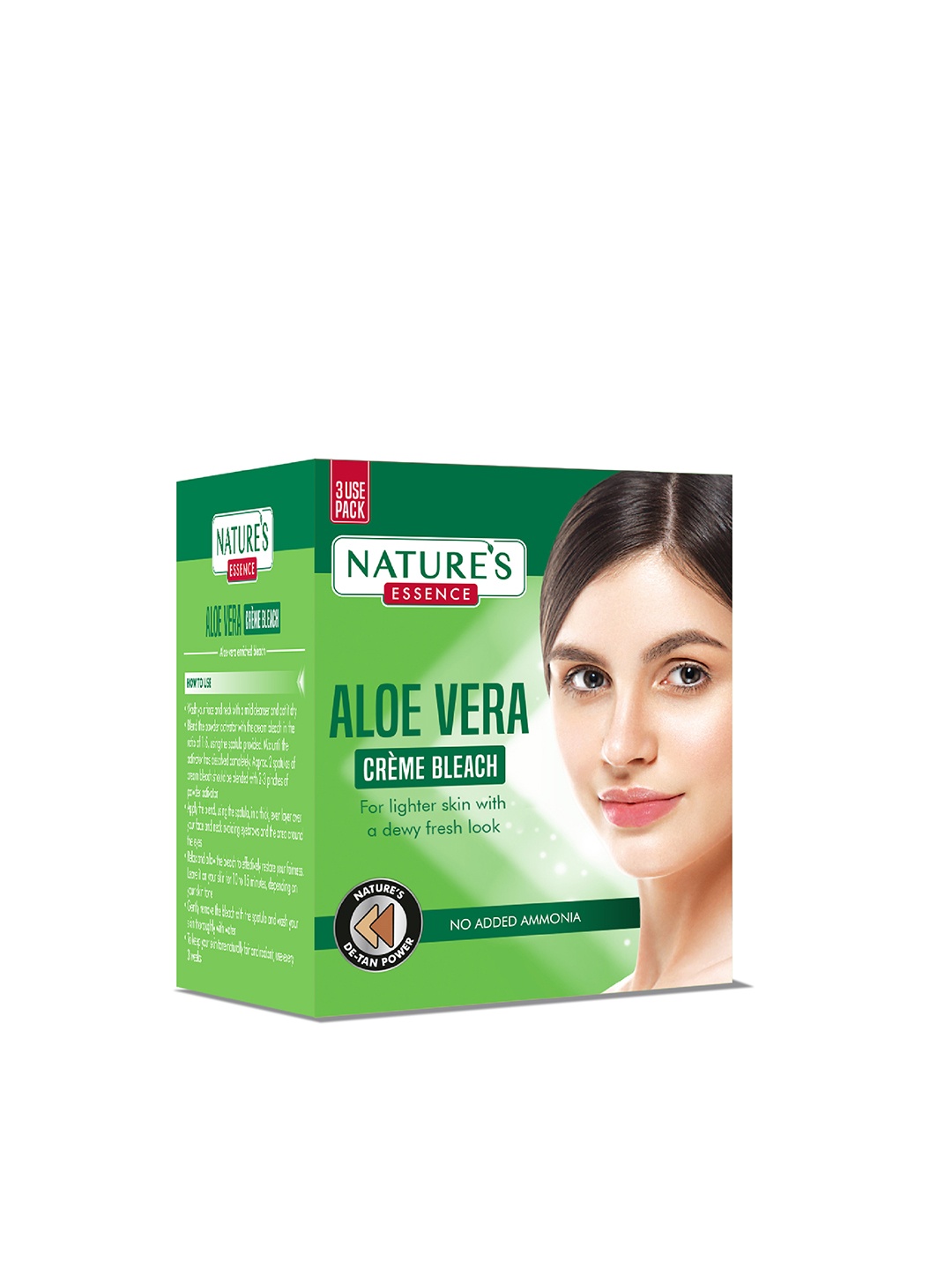 

Natures Essence Aloe Vera Creme Bleach - 21g, Green