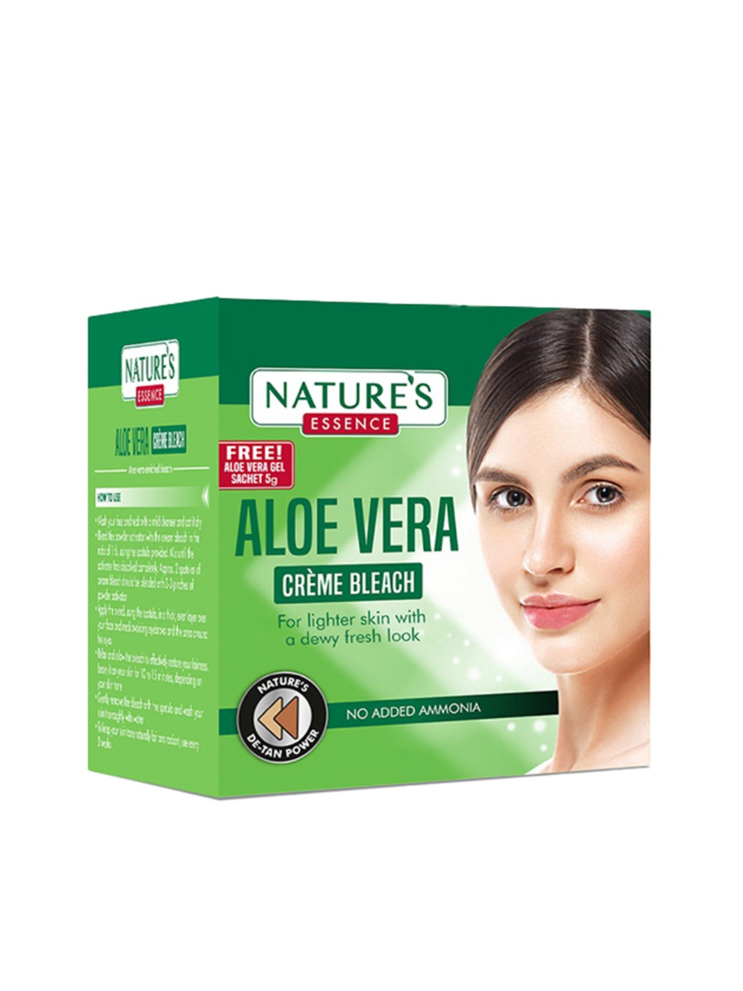 

Natures Essence Aloe Vera Creme Bleach - 43g, Green