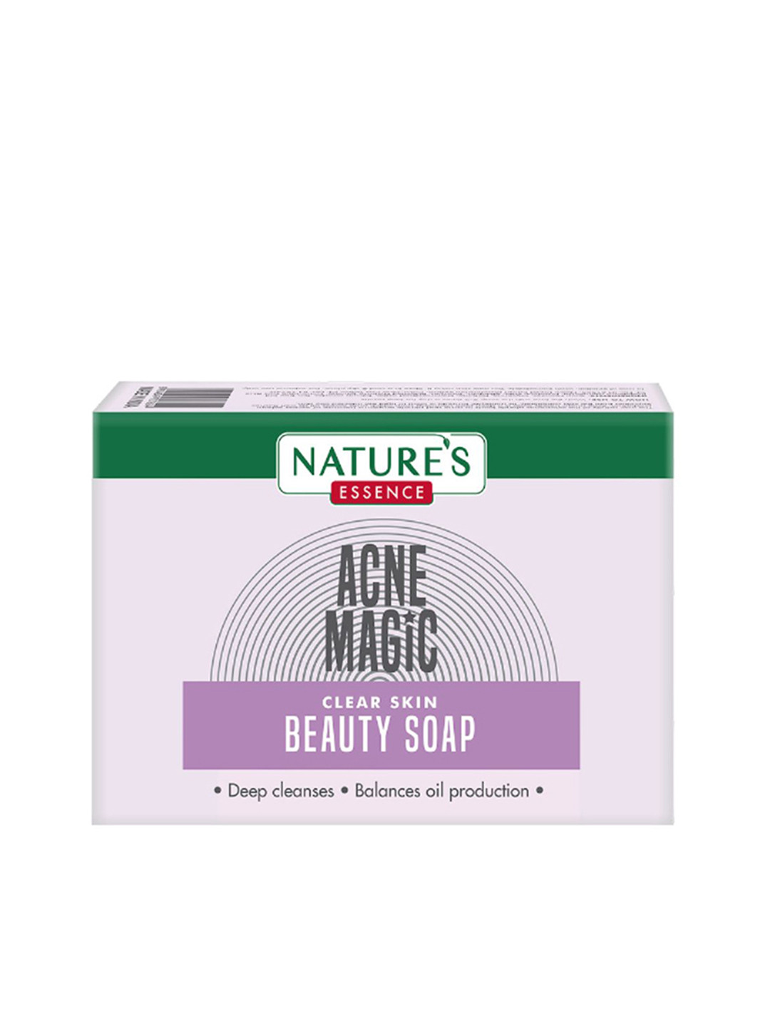 

Natures Essence Acne Magic Clear Skin Beauty Soap For Deep Cleansing & Oil Balance - 75g, Purple