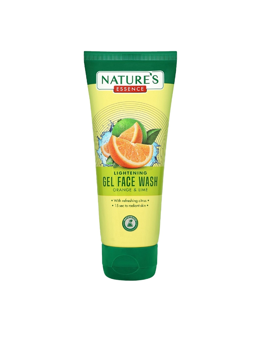 

Natures Essence Lightening Gel Face Wash with Orange & Lime - 65ml, Yellow