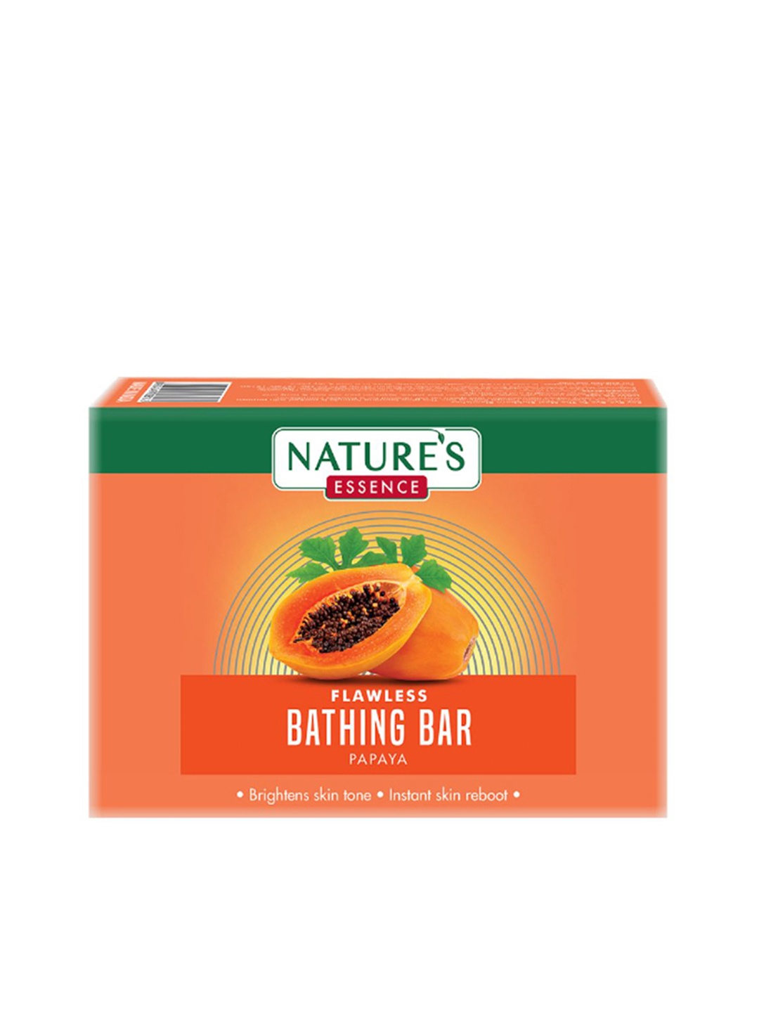 

Natures Essence Papaya Bathing Bar - Brightens Skin Tone - 75g, Orange