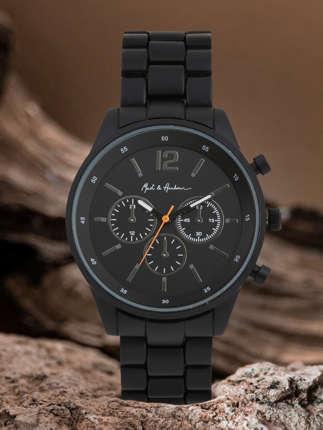 

Mast & Harbour Women Black Analogue Watch MFB-PN-SNT-M03