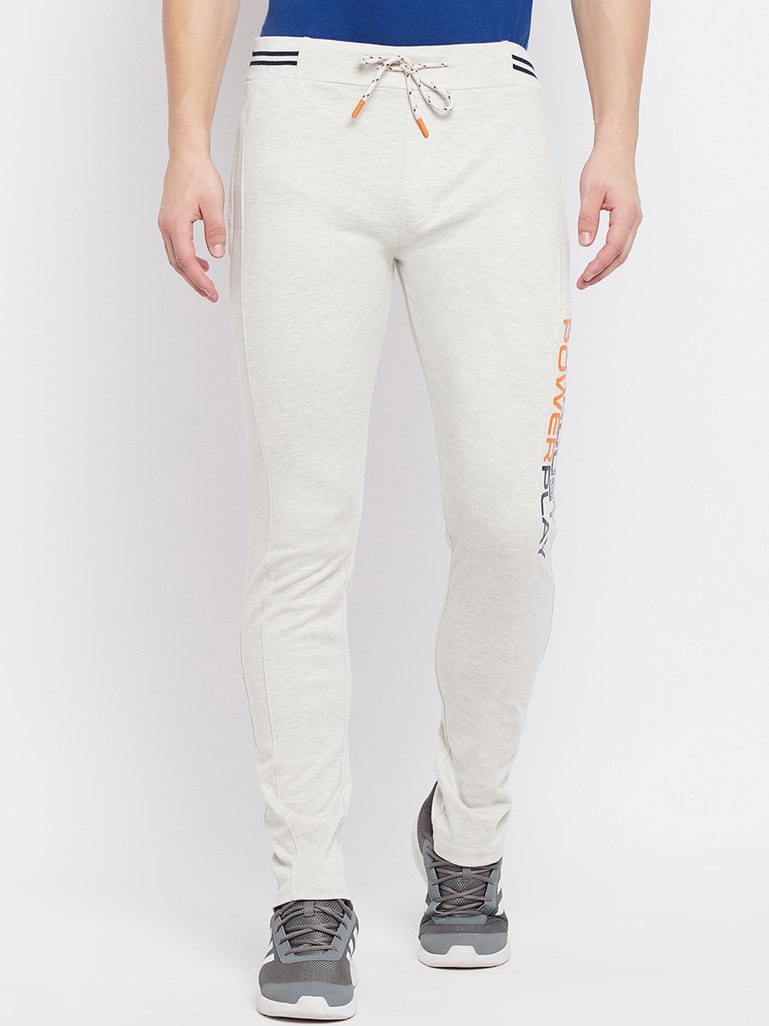 

Duke Men Grey Solid Cotton Track Pants
