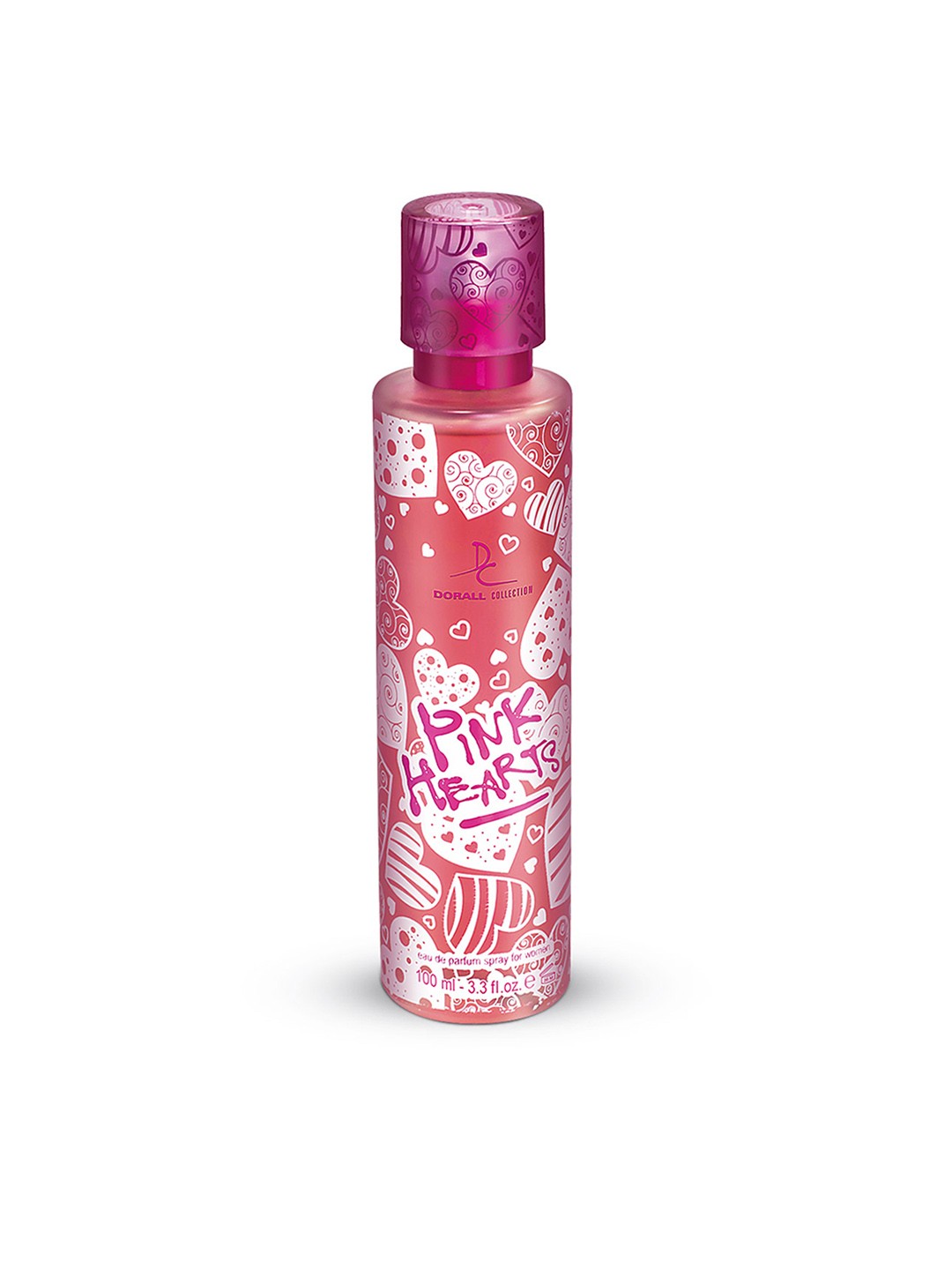 

Dorall Collection Women Pink Hearts Eau De Parfum Spray - 100 ml