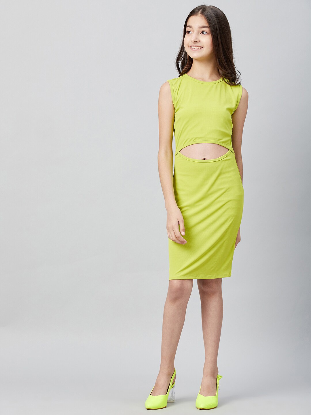 

Athena Girl Green Sheath Dress