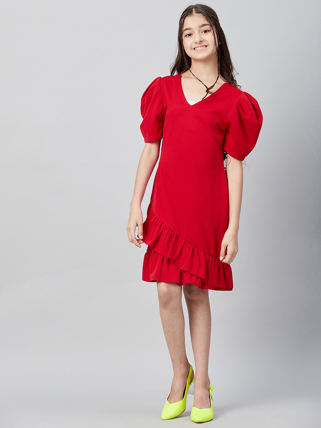 

Athena Girl Red Dress