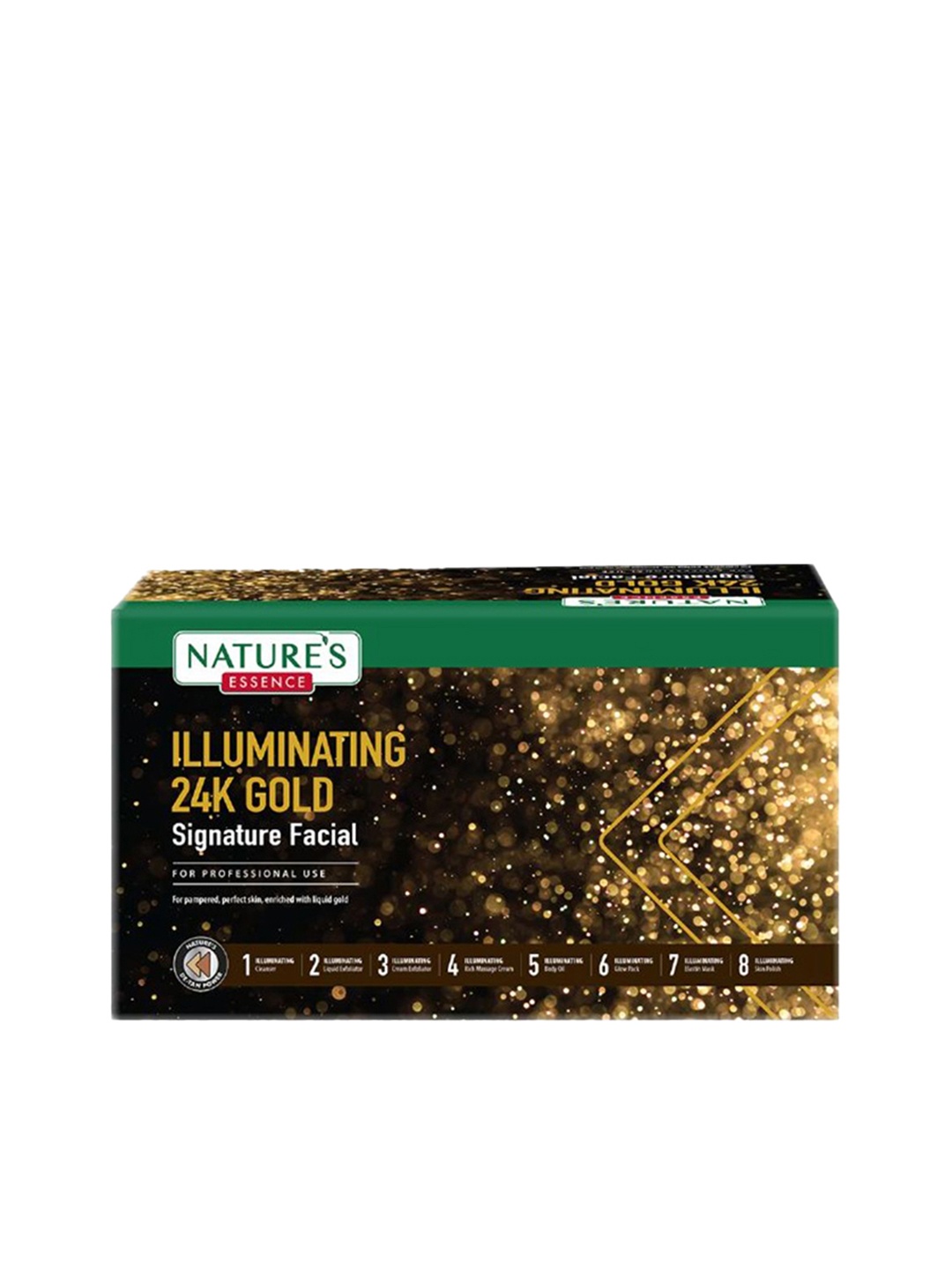 

Natures Essence Illuminating 24K Gold Signature Facial Kit, Black