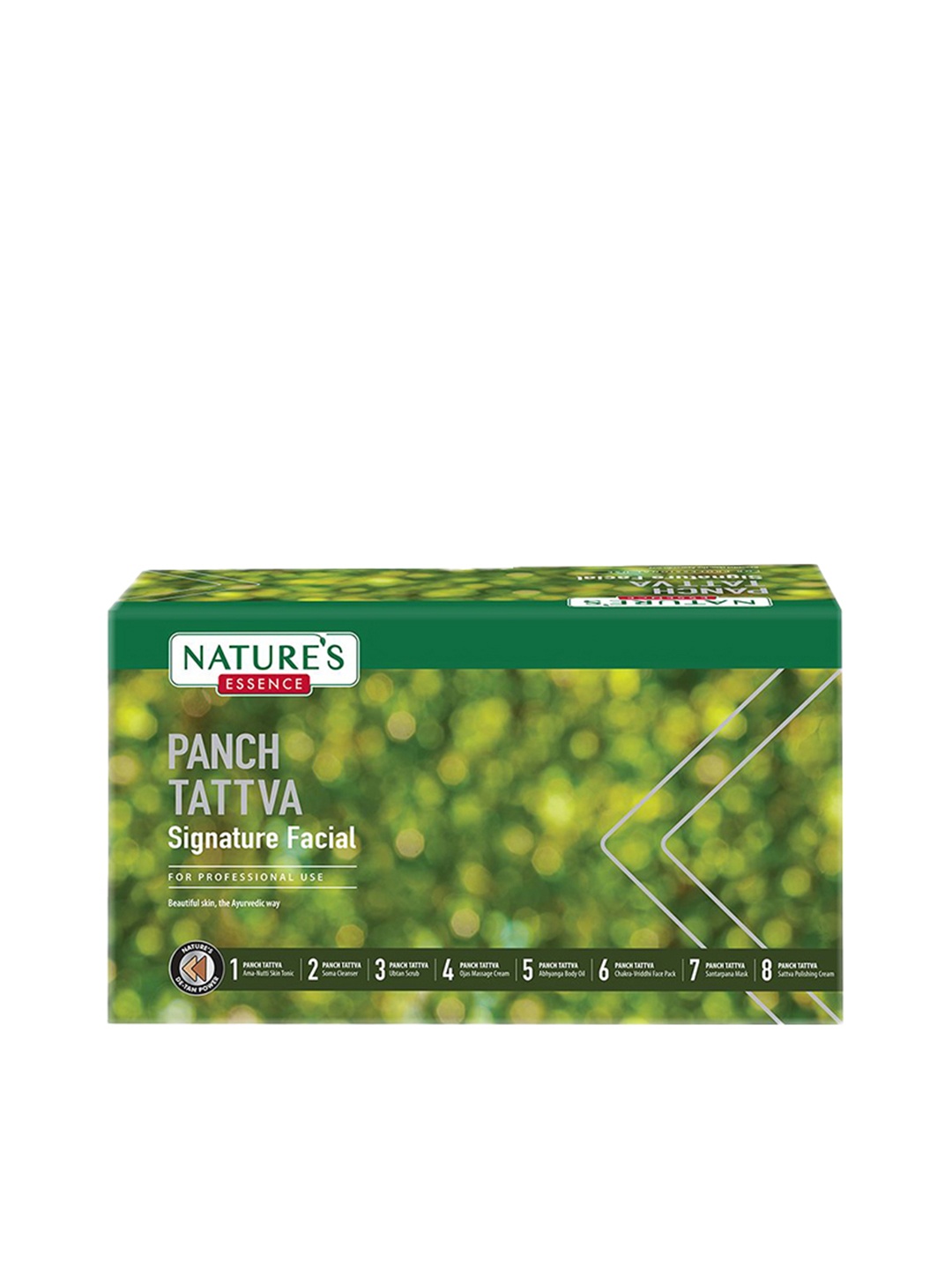 

Natures Essence Panch Tattva Signature Facial Kit - 450 g + 120 ml, Green