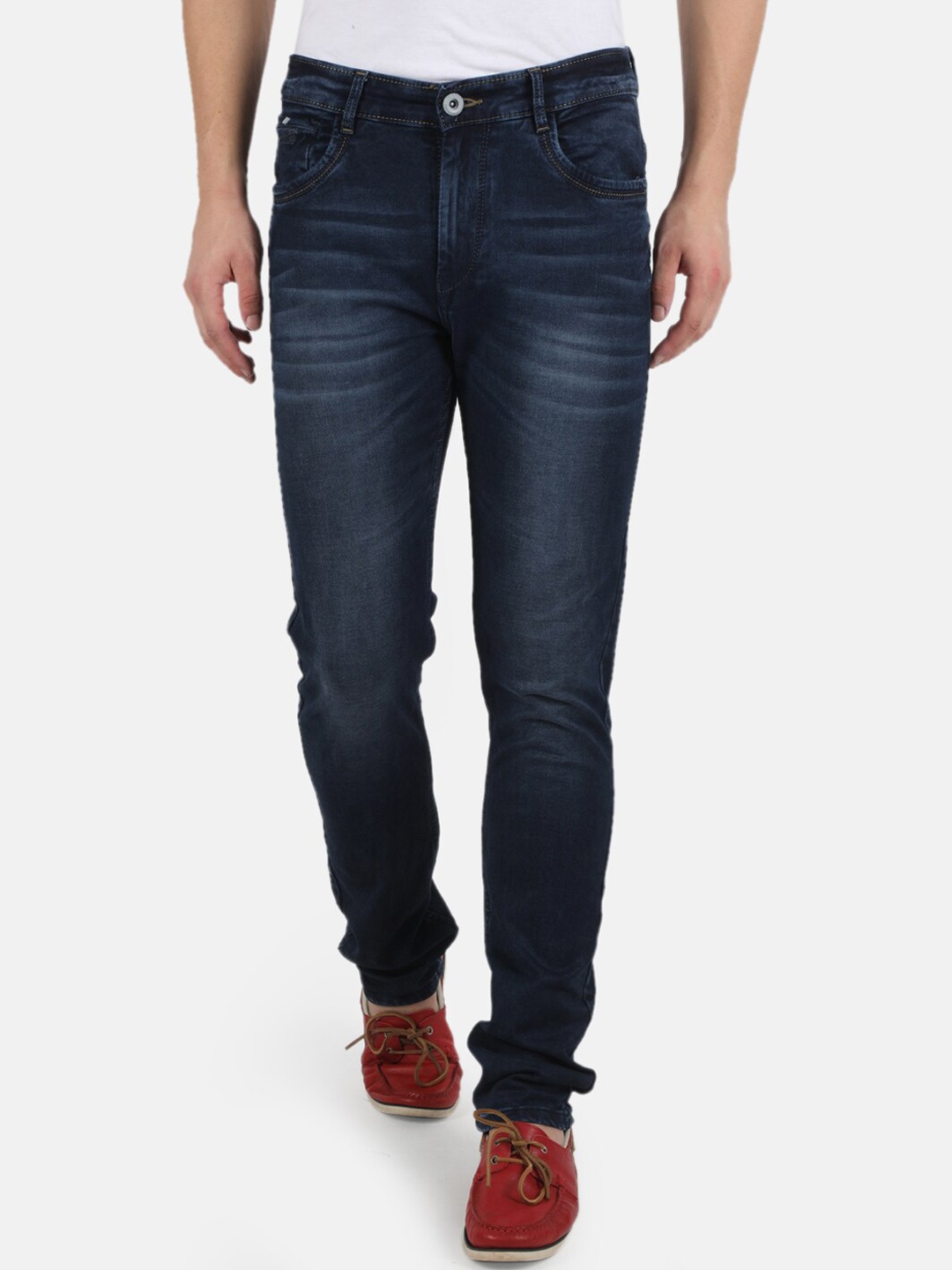

Monte Carlo Men Blue Comfort Slim Fit Light Fade Stretchable Jeans