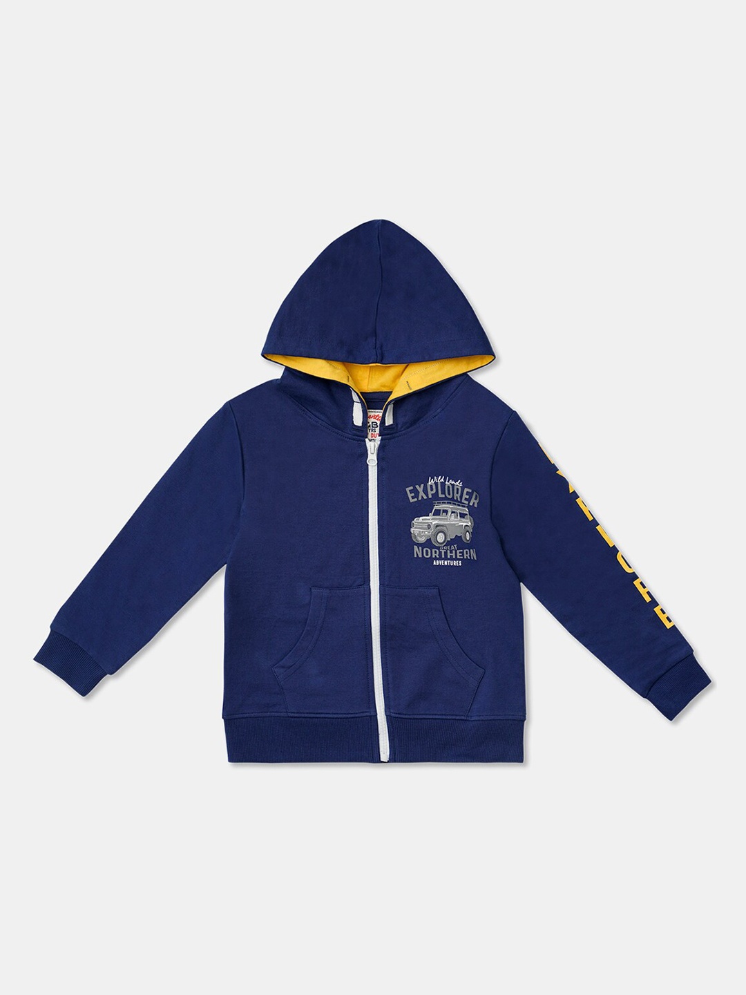 

R&B Boys Navy Blue Floral Bomber with Embroidered Jacket