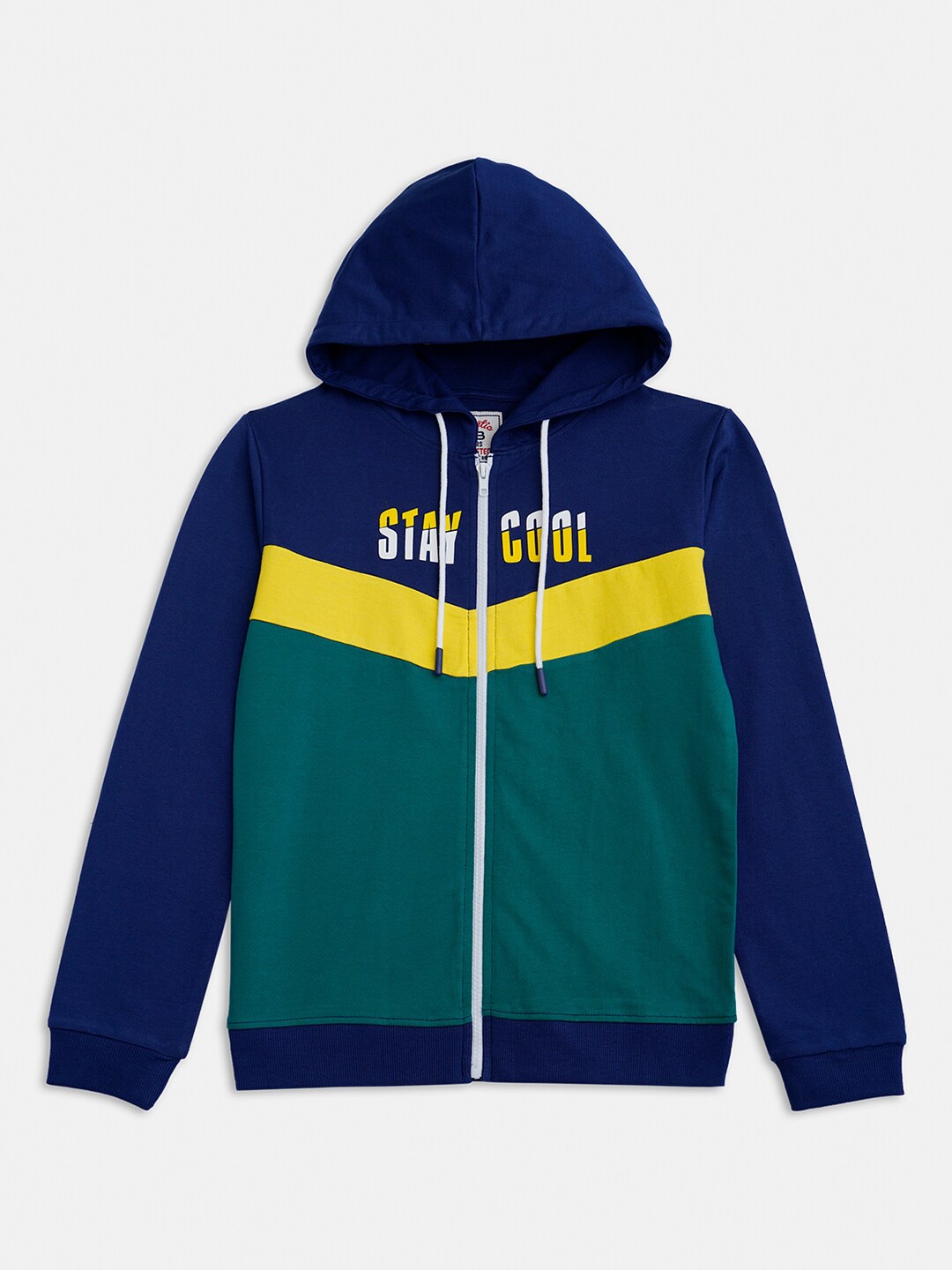 

R&B Boys Green Colourblocked Sporty Jacket