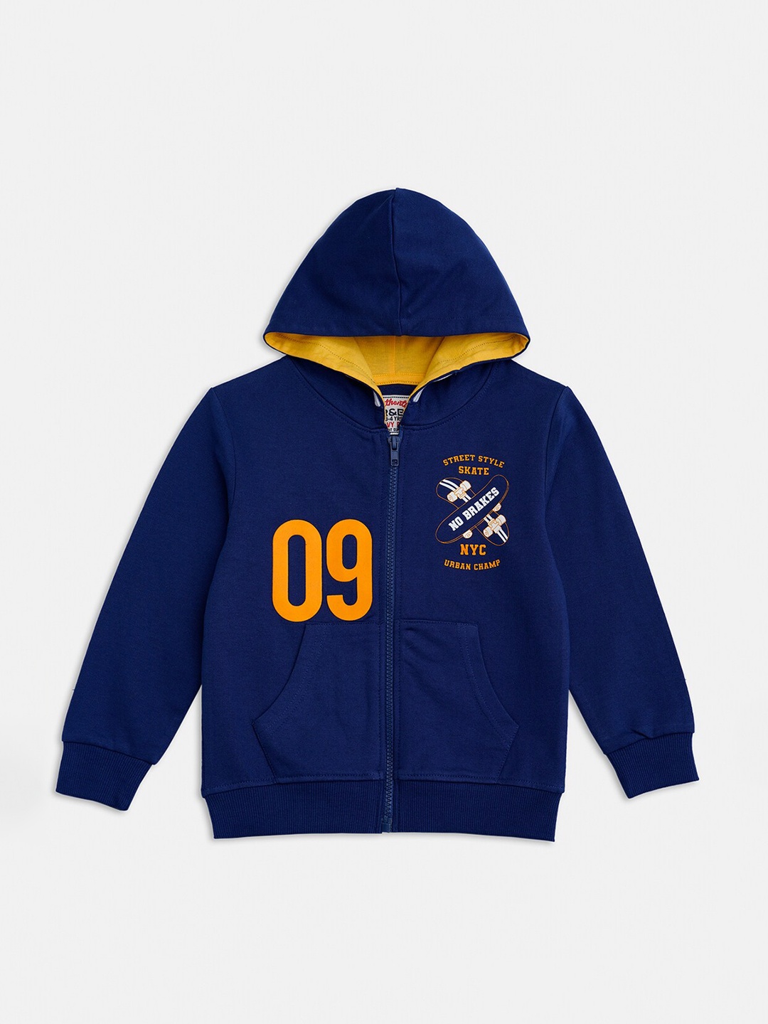 

R&B Boys Navy Blue Floral Crop Tailored Jacket