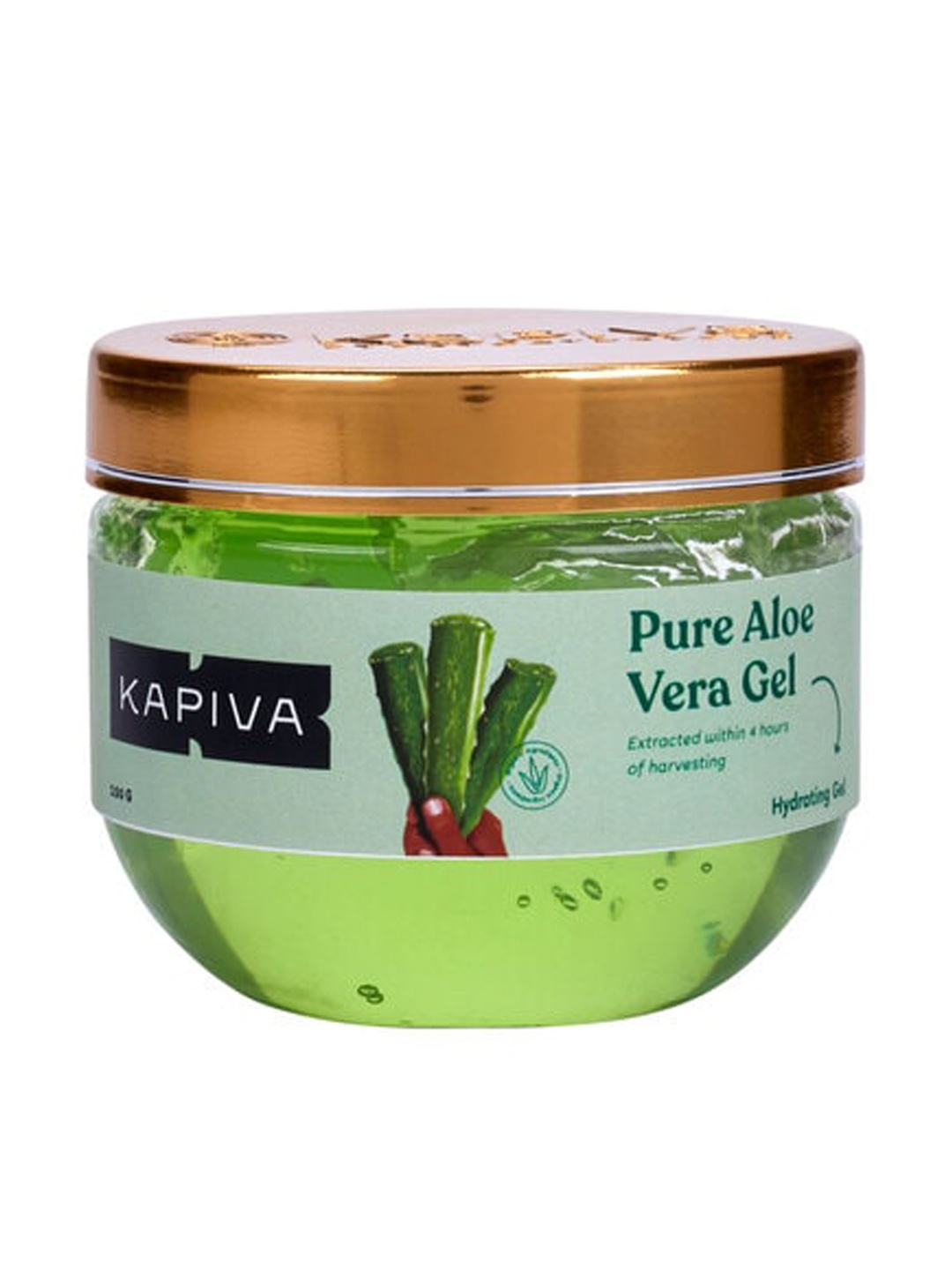 

Kapiva Pure Aloe Vera Skin Gel For Face & Hair - 150 g, Green