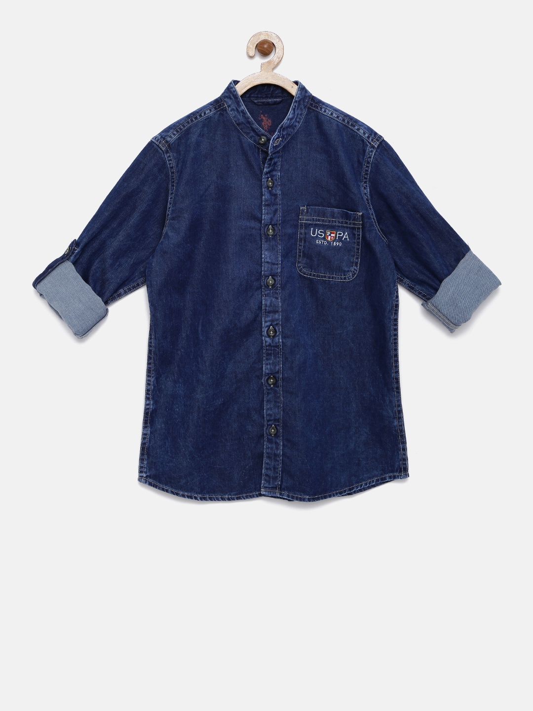 

U.S. Polo Assn. Kids Boys Blue Casual Shirt