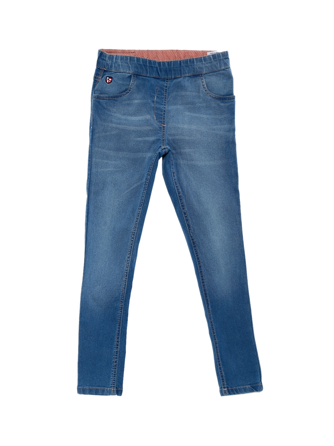 

U.S. Polo Assn. Kids Girls Blue Stretchable Jeans