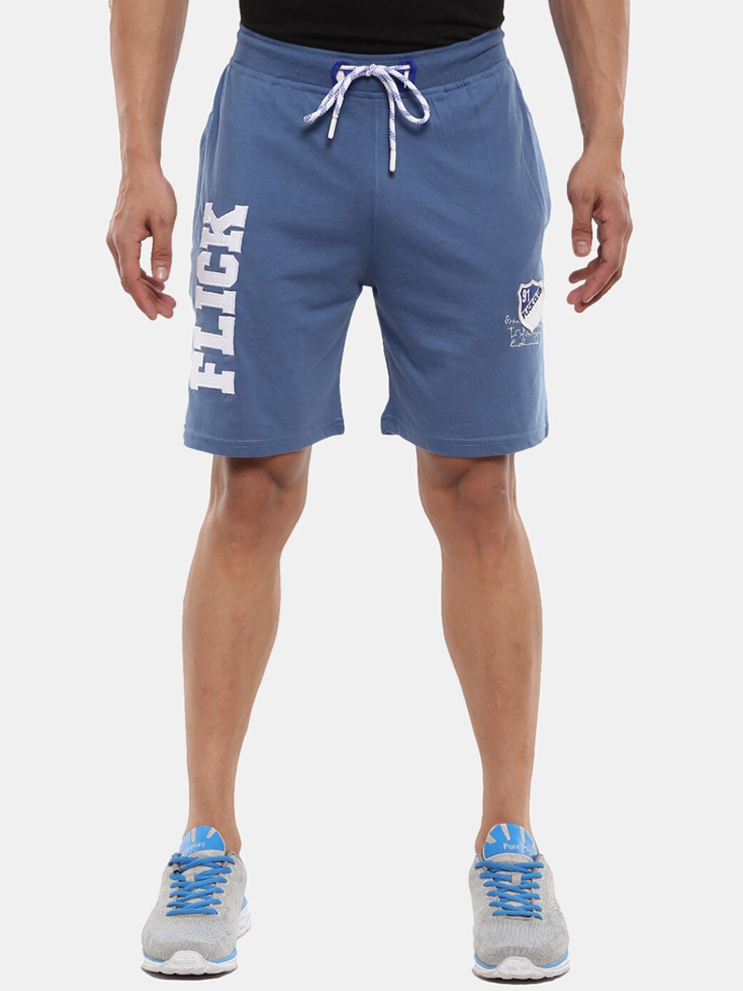 

V-Mart Men Blue Sports Shorts