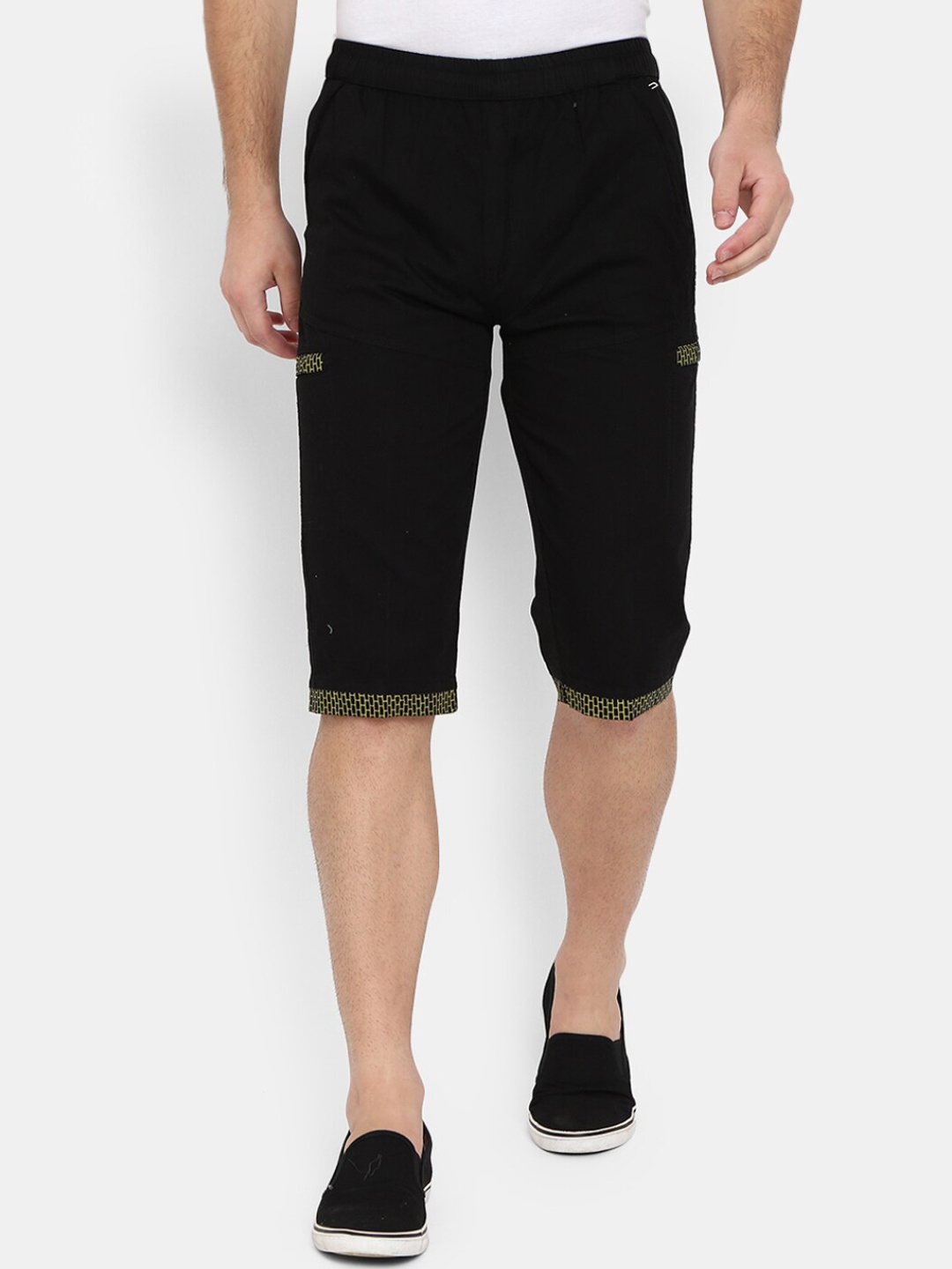 

V-Mart Men Black Shorts