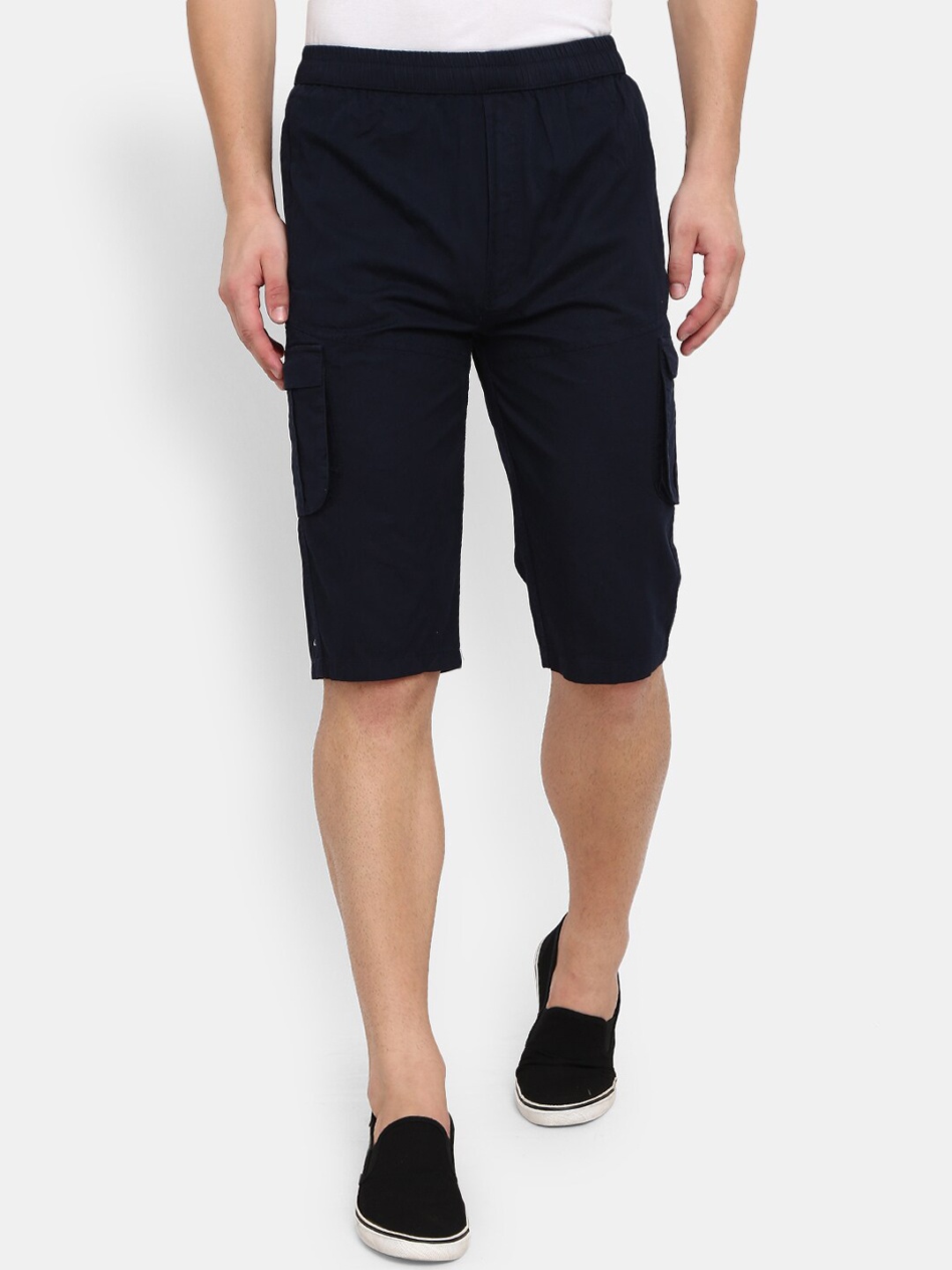 

V-Mart Men Navy Blue Cargo Shorts