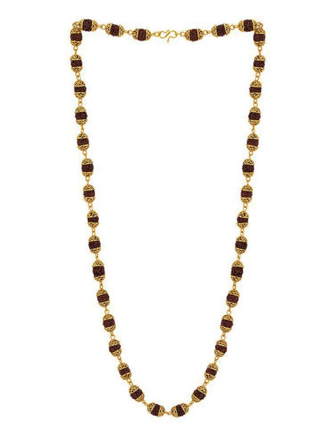 

Saizen Unisex Gold-Toned & Brown Brass Gold-Plated Antique Chain