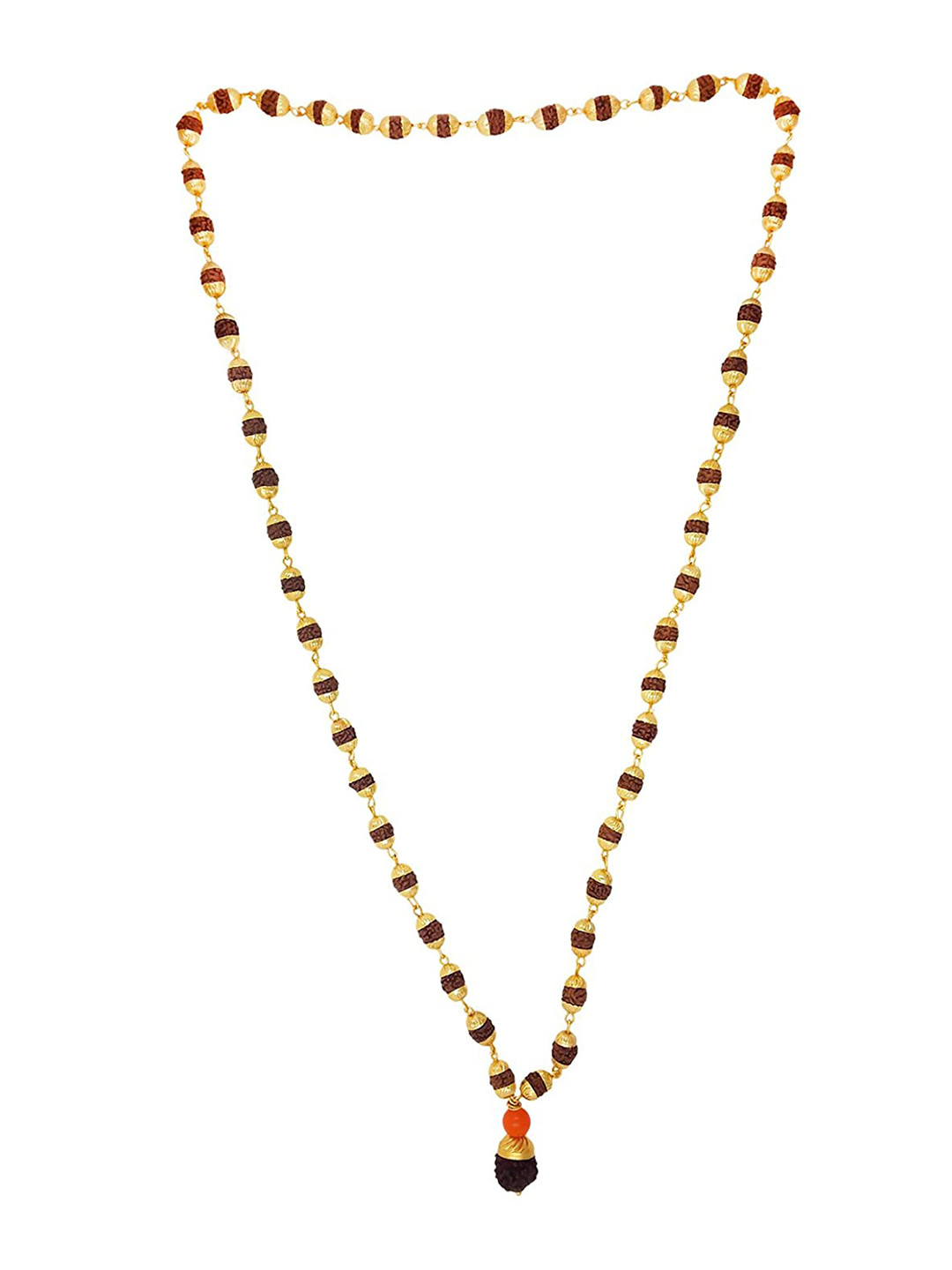 

Saizen Unisex Gold-Toned & Brown Brass Gold-Plated Antique Chain