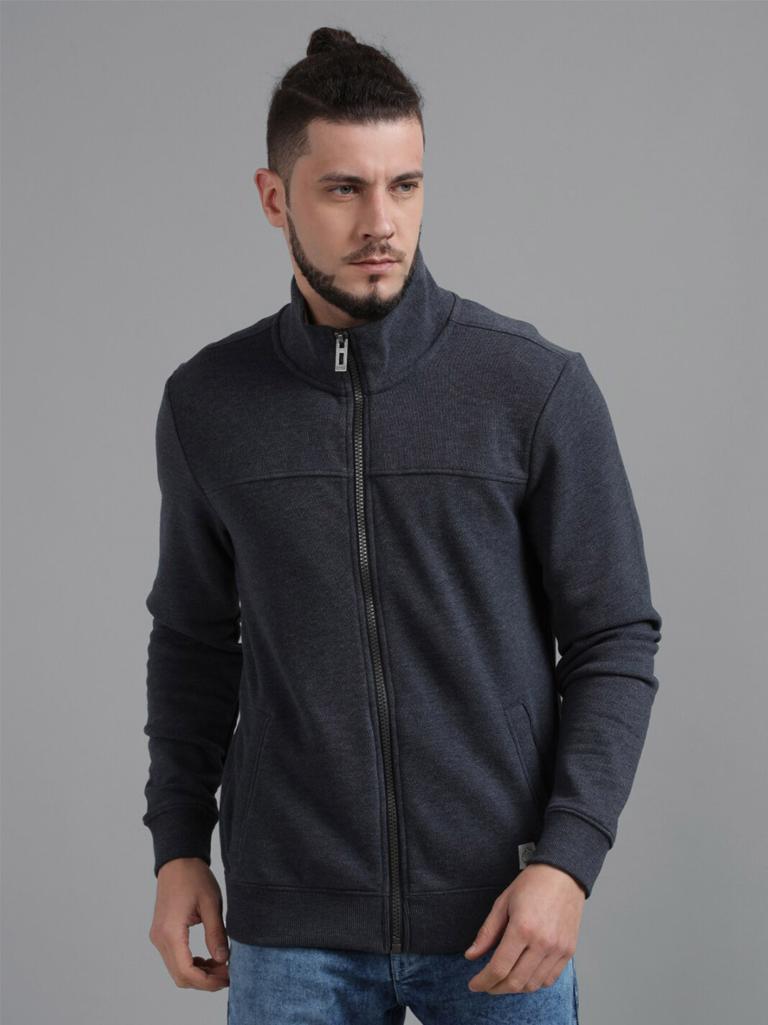 

UrGear Men Navy Blue Sweatshirt