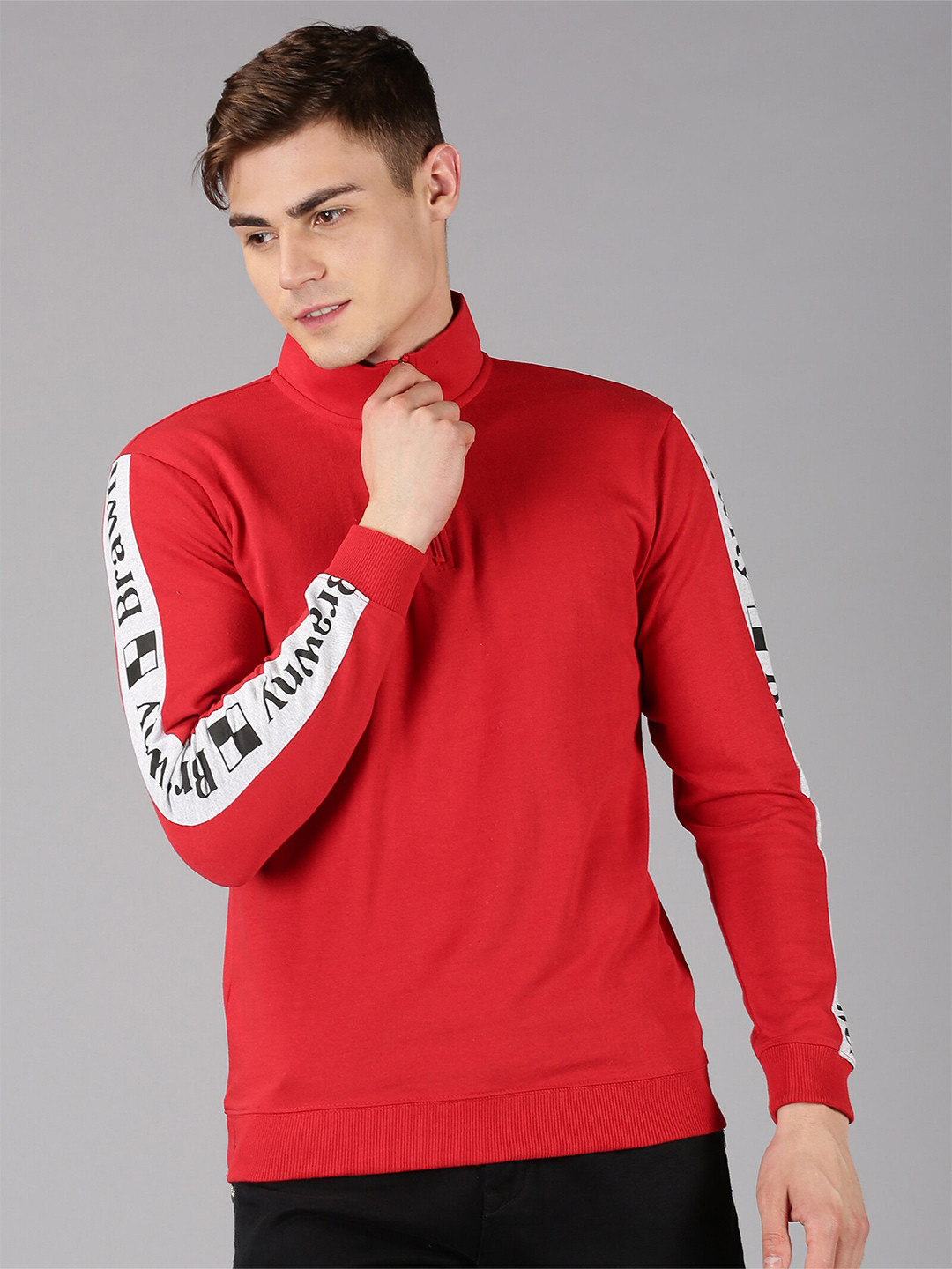 

UrGear Men Red Sweatshirt