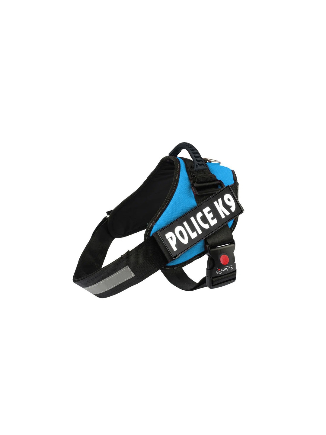 

Lulala Blue & Black Self Police K9 Dog Vest Pet Harnesses