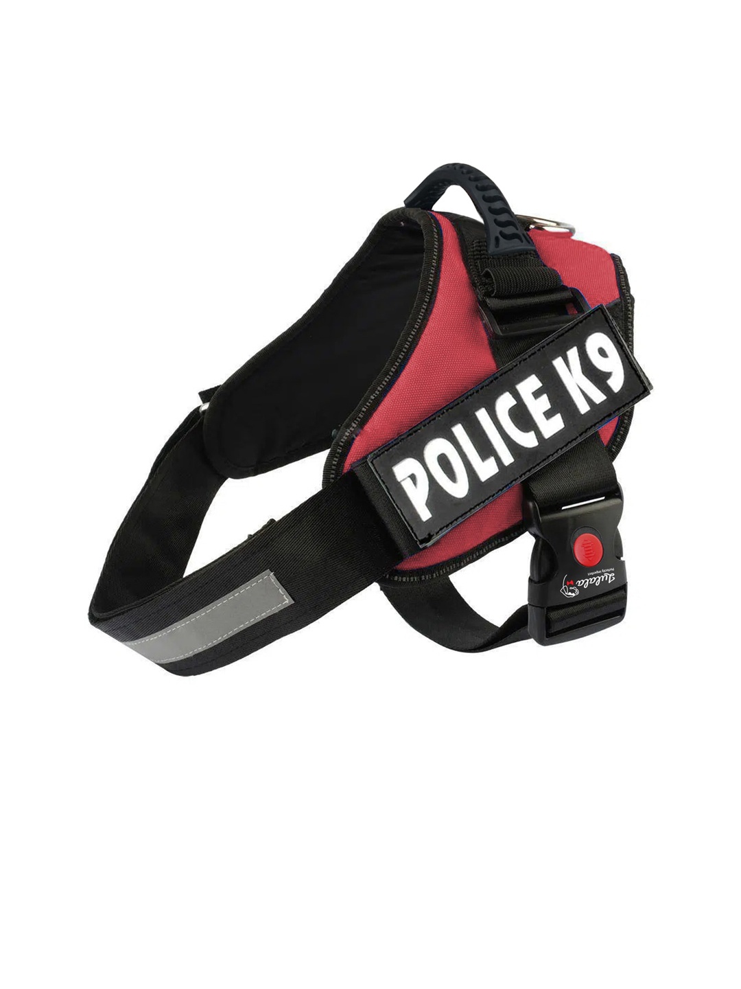 

Lulala Maroon Self-Design Pet Harness