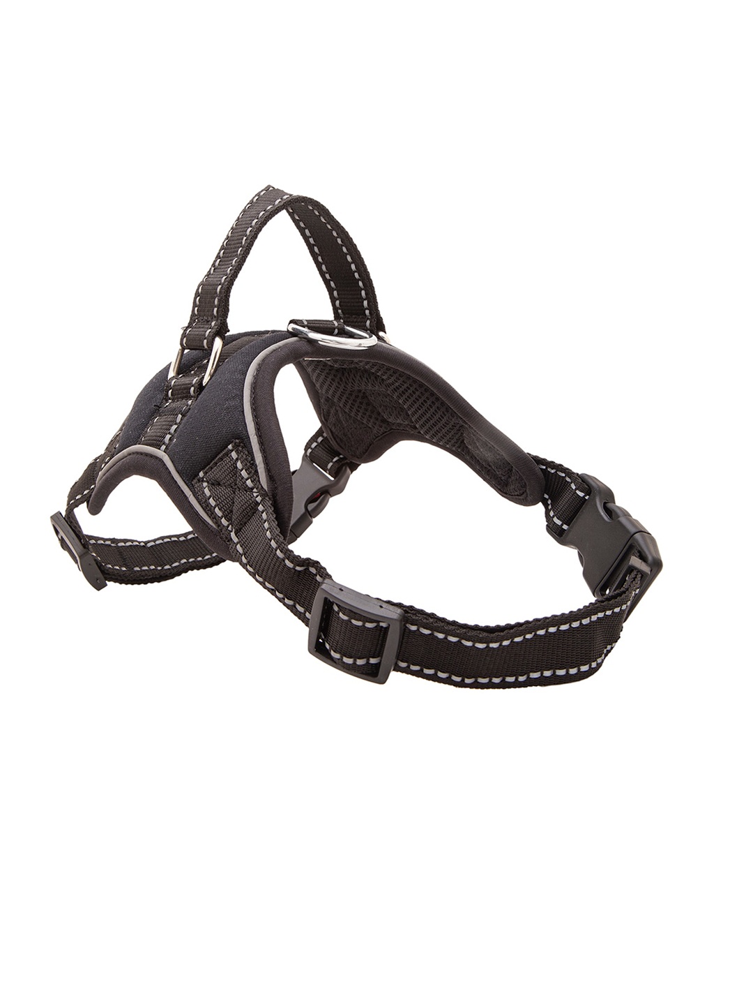 

Lulala Black Self Design Dog No-Pull Reflective Pet Harnesses