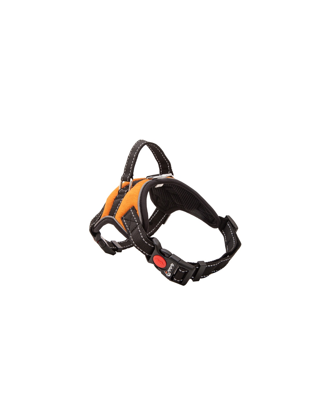 

Lulala Mustard Yellow & Black Self-Design Pet Harnesses