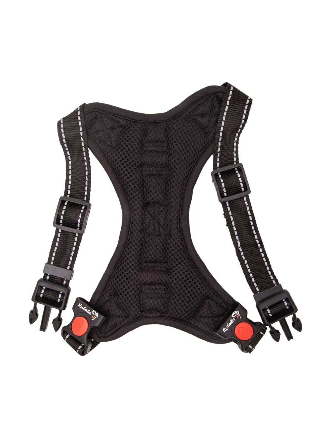 

Lulala Black Self-Design Pet Harnesses