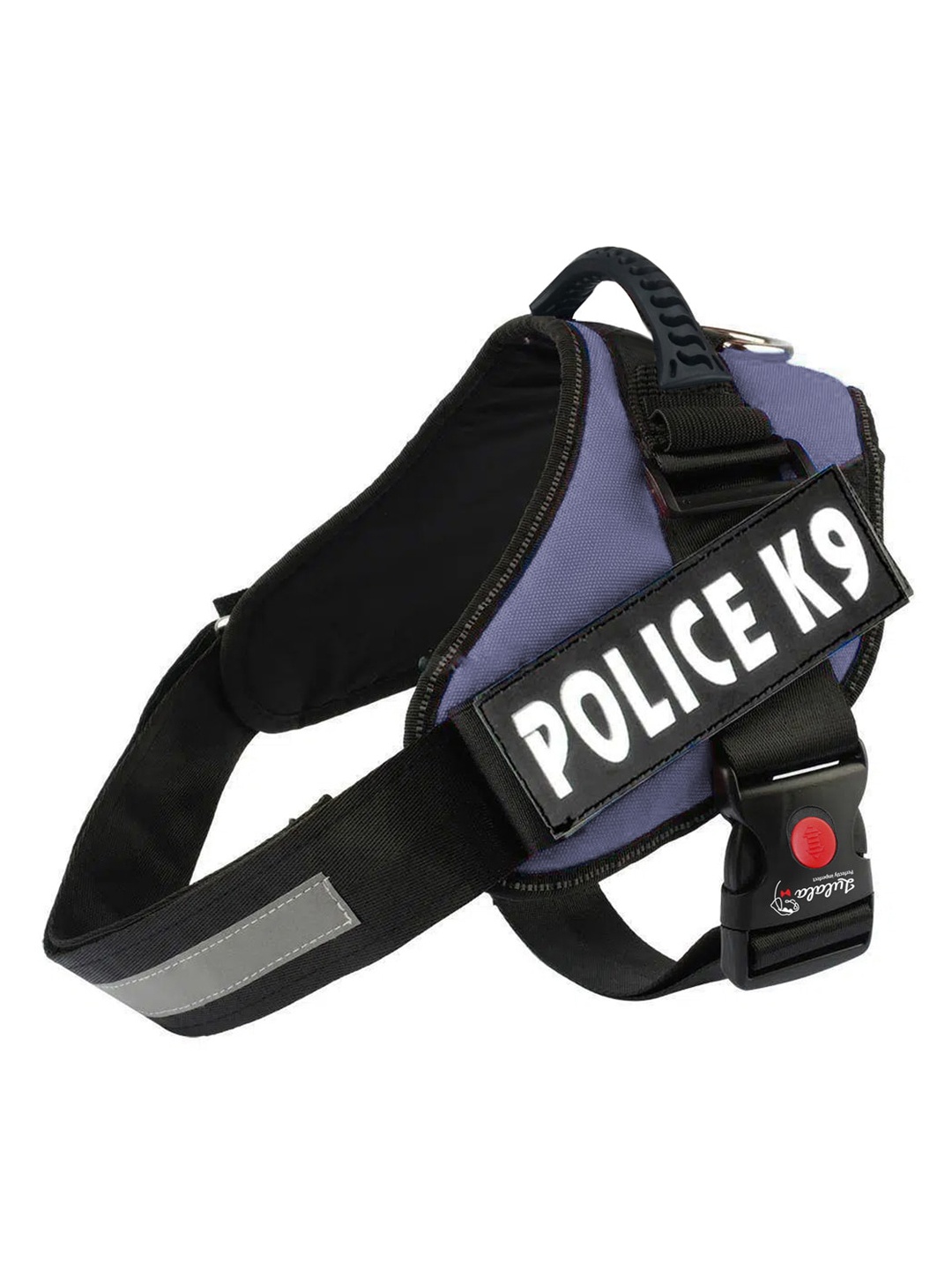 

Lulala Navy Blue & Black Self-Design Pet Harnesses