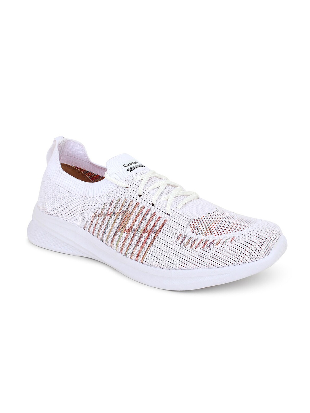 

Champs Men Off White Mesh Running Non-Marking Shoes
