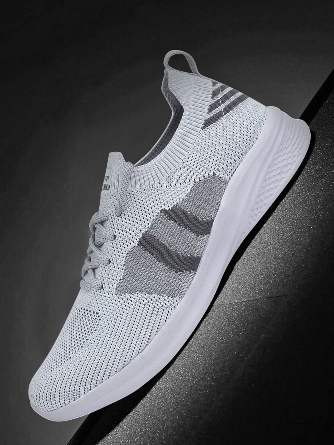 

Champs Men Grey Mesh Running Non-Marking Shoes