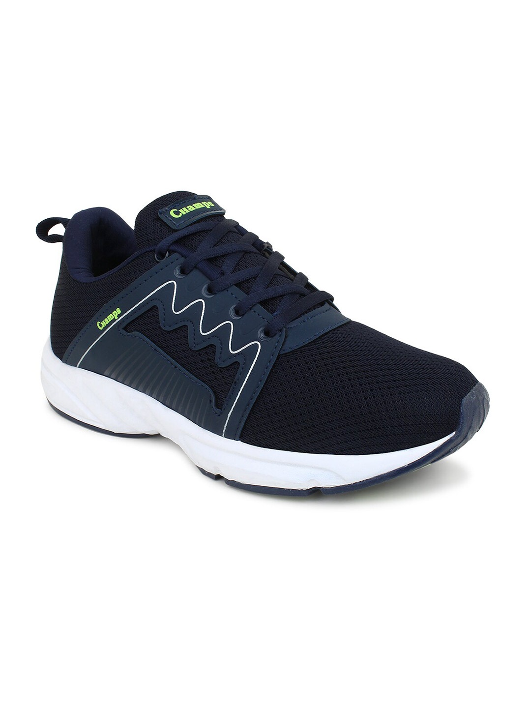 

Champs Men Navy Blue Mesh Running Non-Marking Shoes