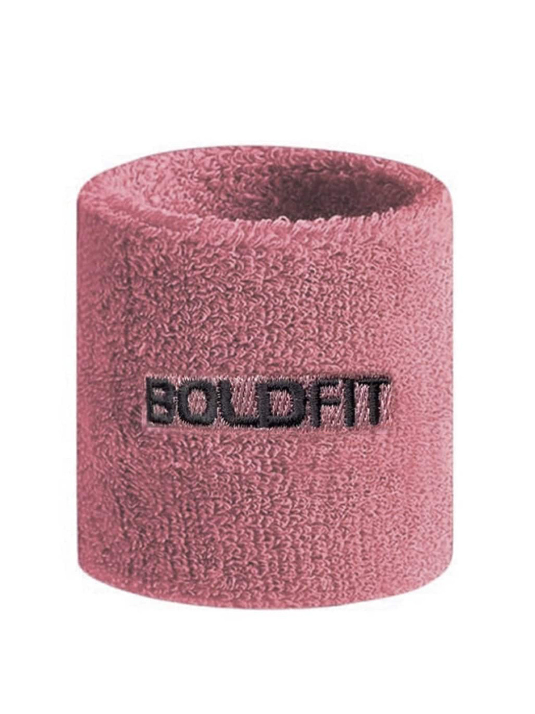

BOLDFIT Pink & Black Printed Wristbands