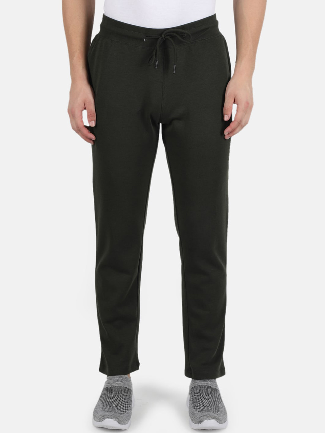 

Monte Carlo Men Olive Solid Track Pants