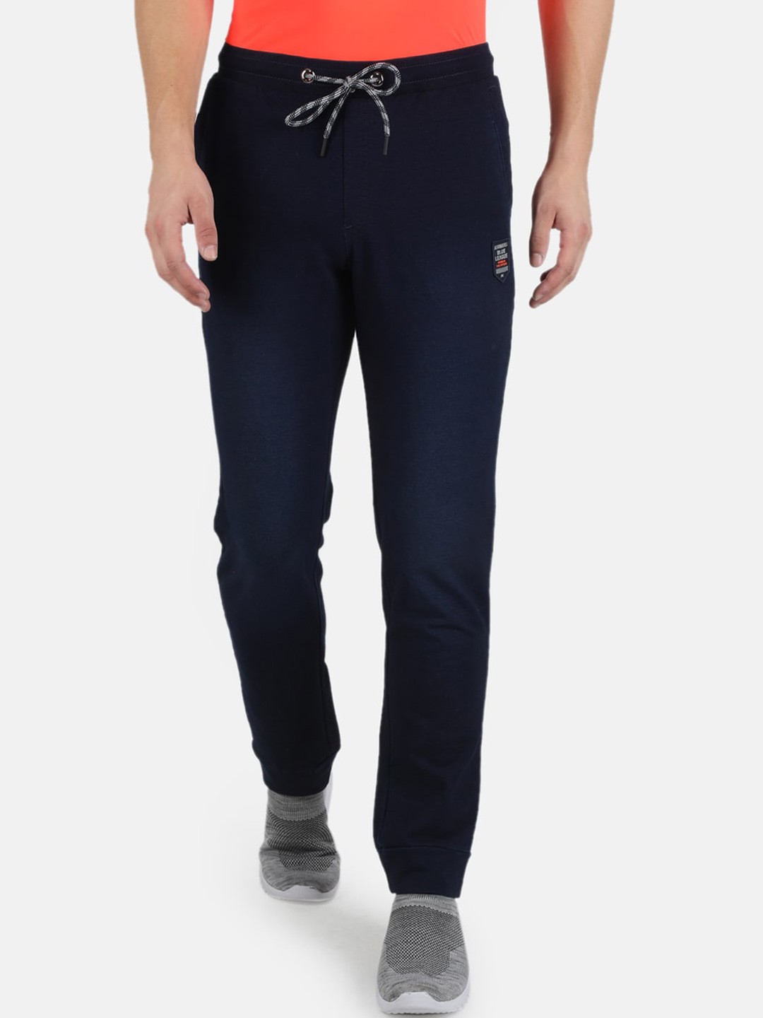 

Monte Carlo Men Dark-Blue Solid Track Pant
