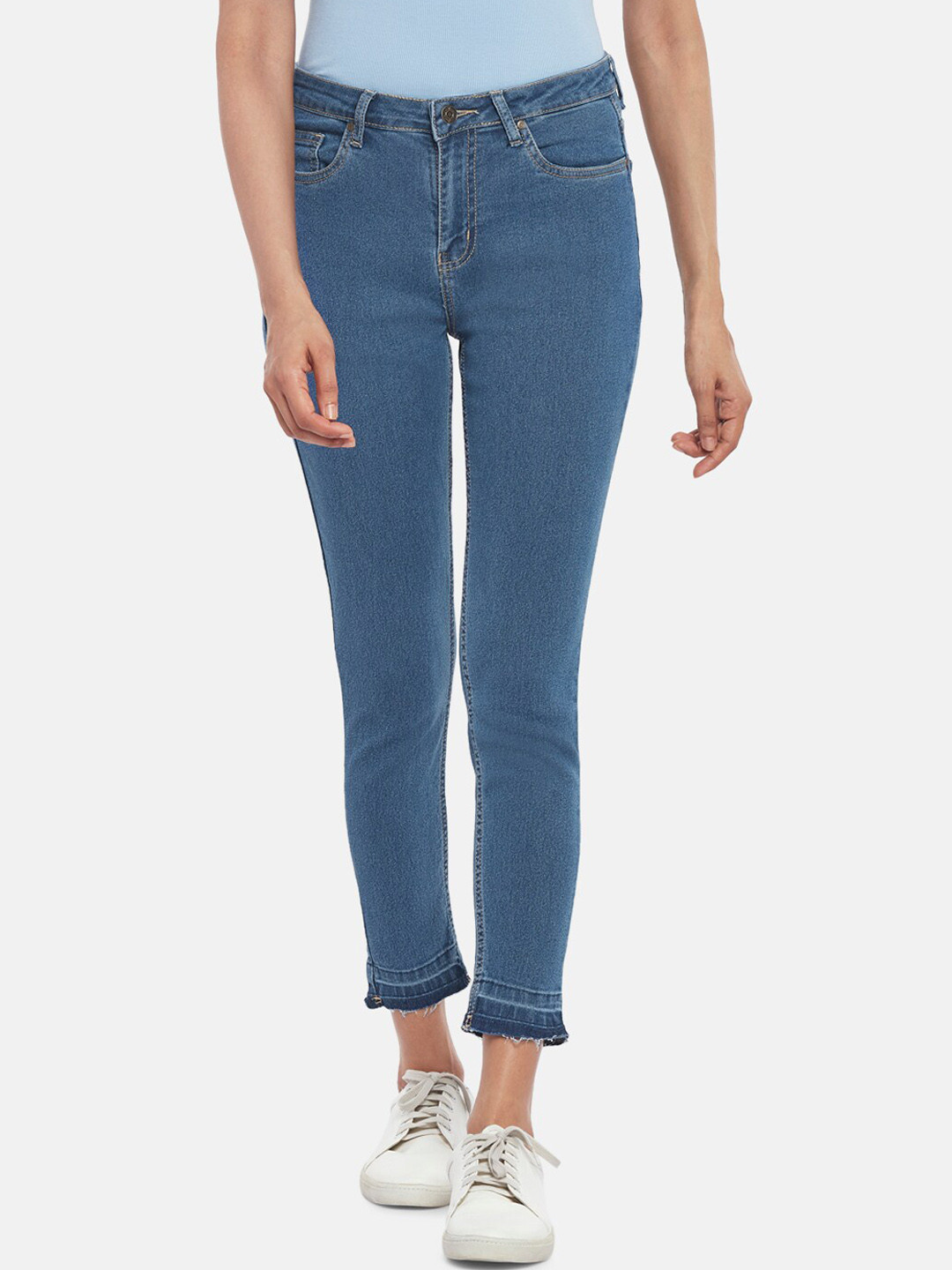 

People Women Blue Slim Fit Jeans