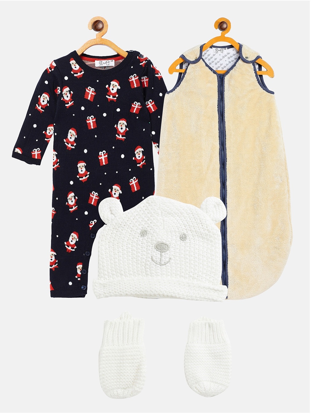 

JWAAQ Boys 4 Pieces Cotton Winter Apparel Gift Set, Multi
