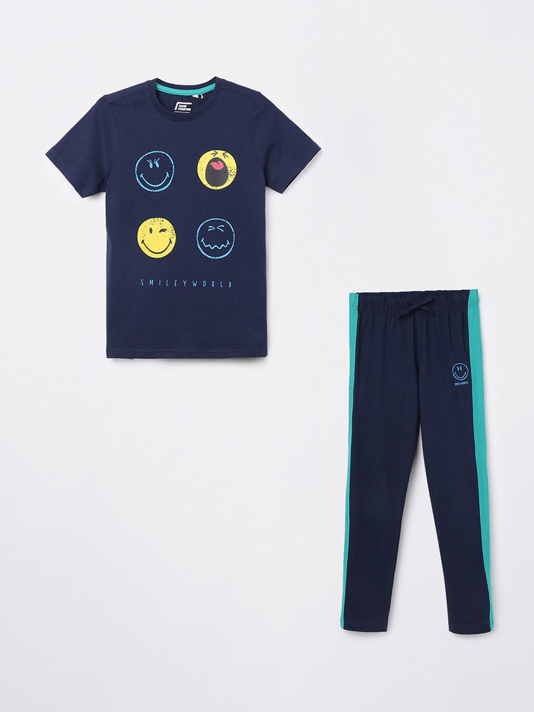 

Fame Forever by Lifestyle Boys Printed Clothing Set, Navy blue