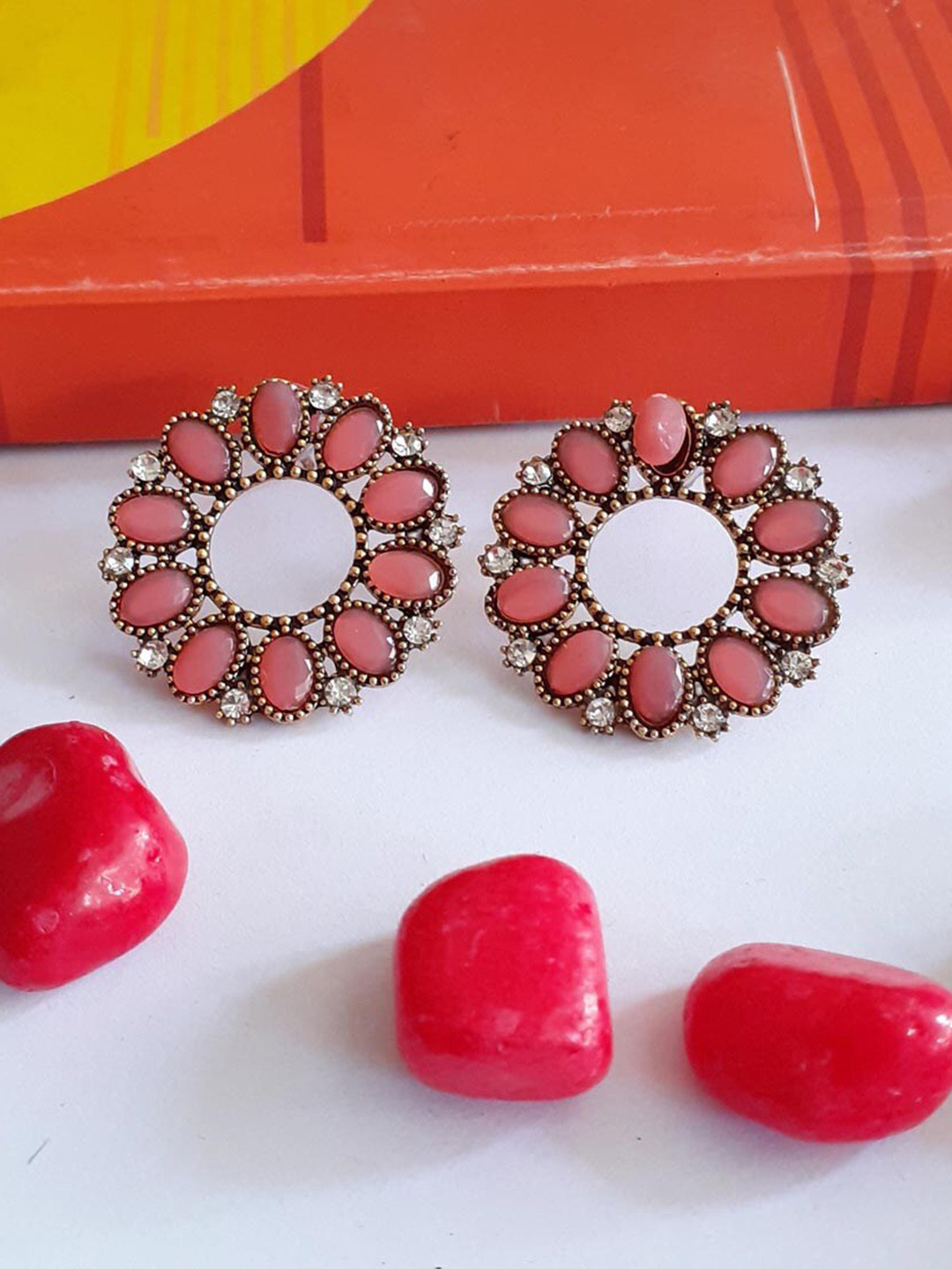 

RICH AND FAMOUS Multicoloured Contemporary Drop Earrings, Multi