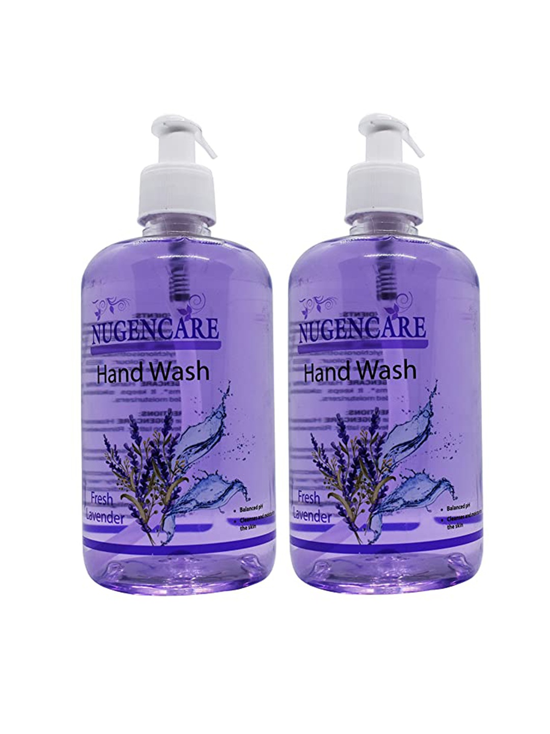 

NUGENCARE Set Of 2 Fresh lavender Liquid Handwash 500ml