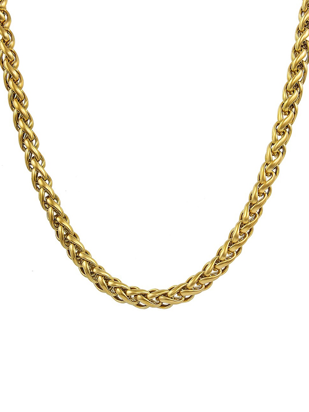 

NAKABH Men Gold-Toned Gold-Plated Handcrafted Chain