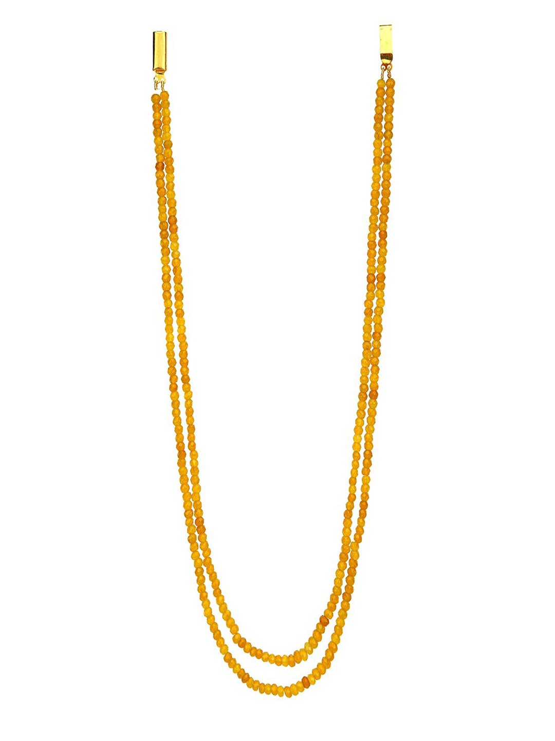 

Runjhun Gold-Toned & Yellow Brass Gold-Plated Necklace