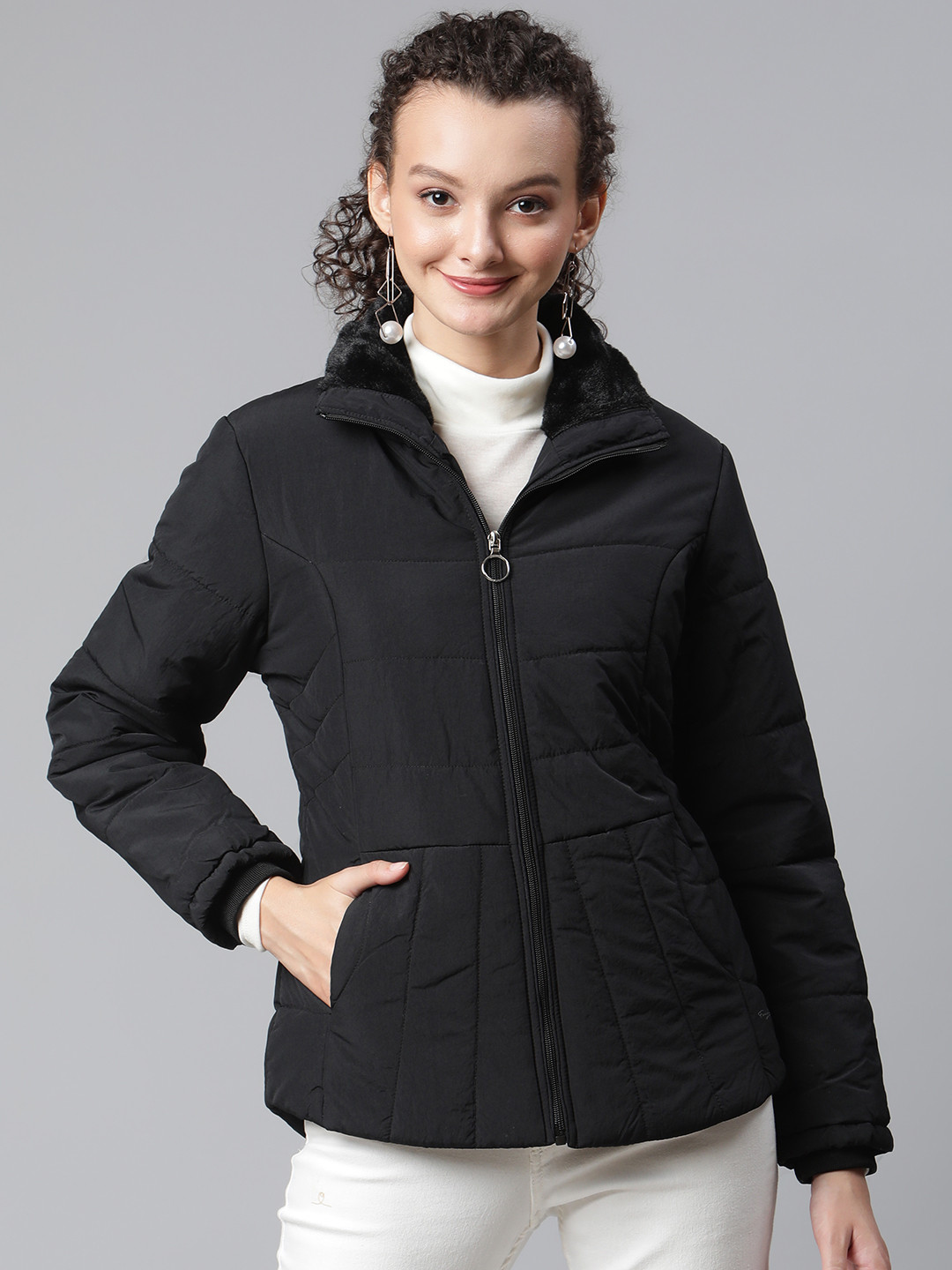 

Foreign Culture By Fort Collins Women Black Tailored Jacket