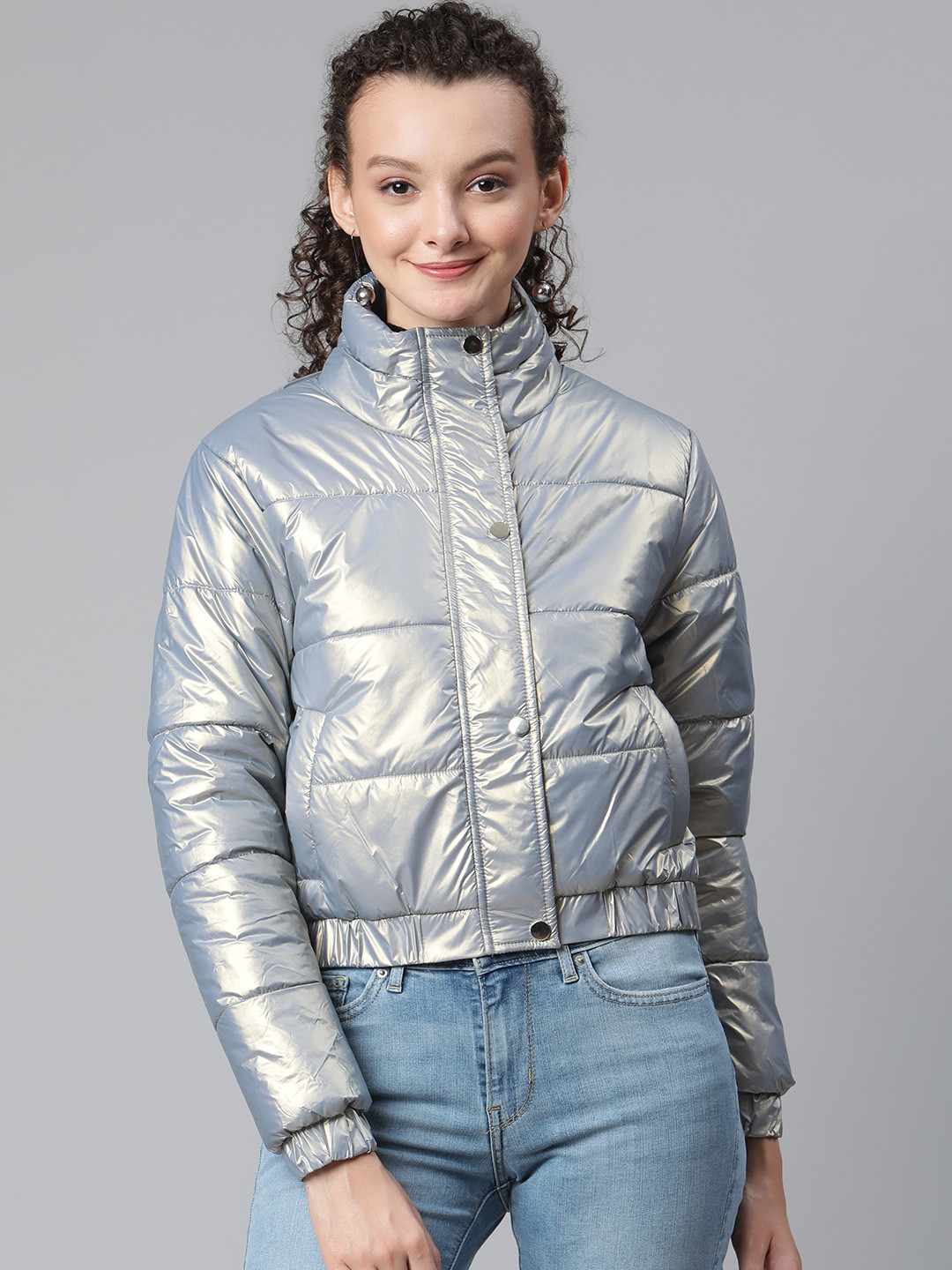 

Foreign Culture By Fort Collins Women Grey Tailored Jacket