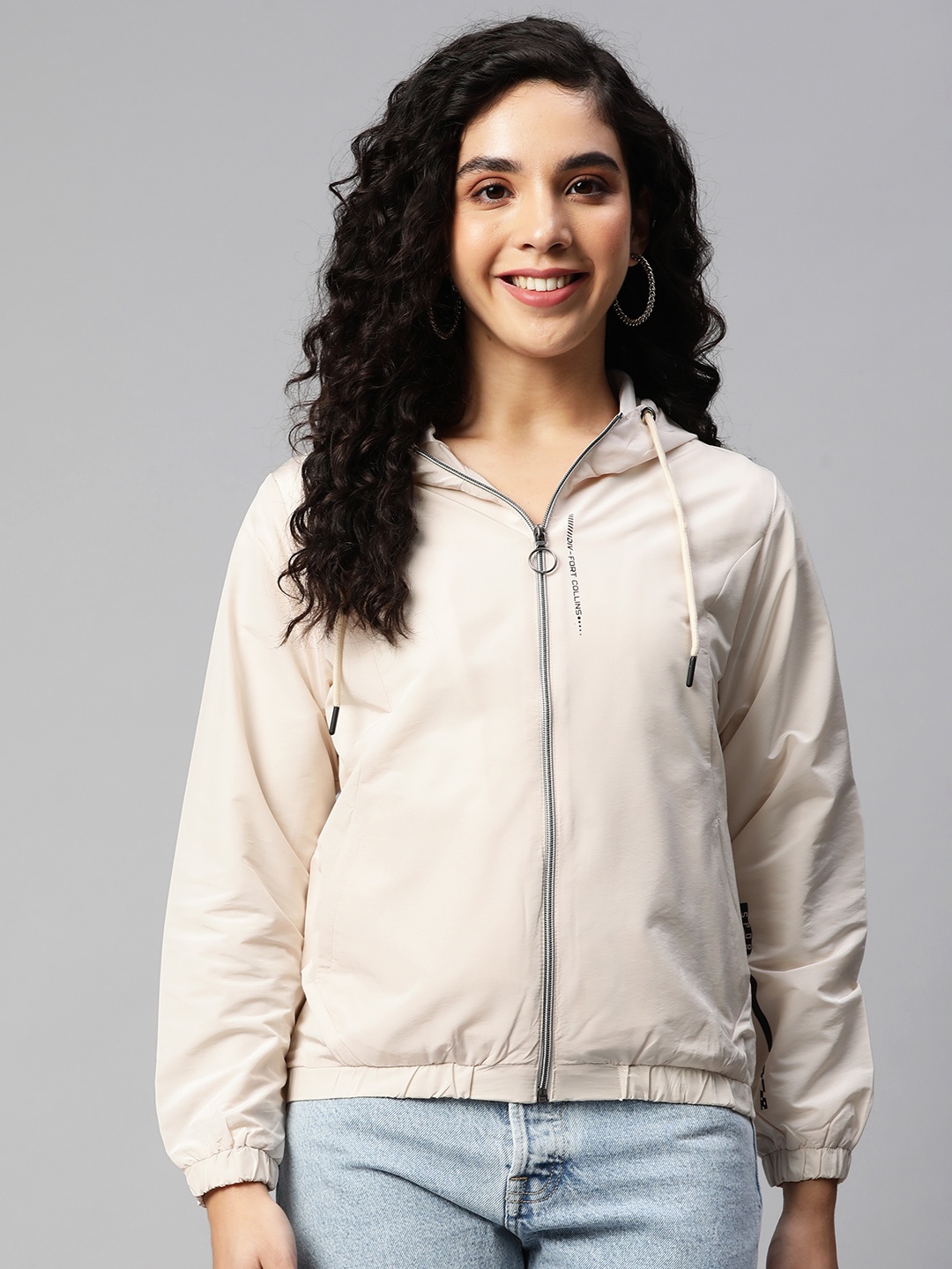 

Foreign Culture By Fort Collins Women Off White Tailored Jacket