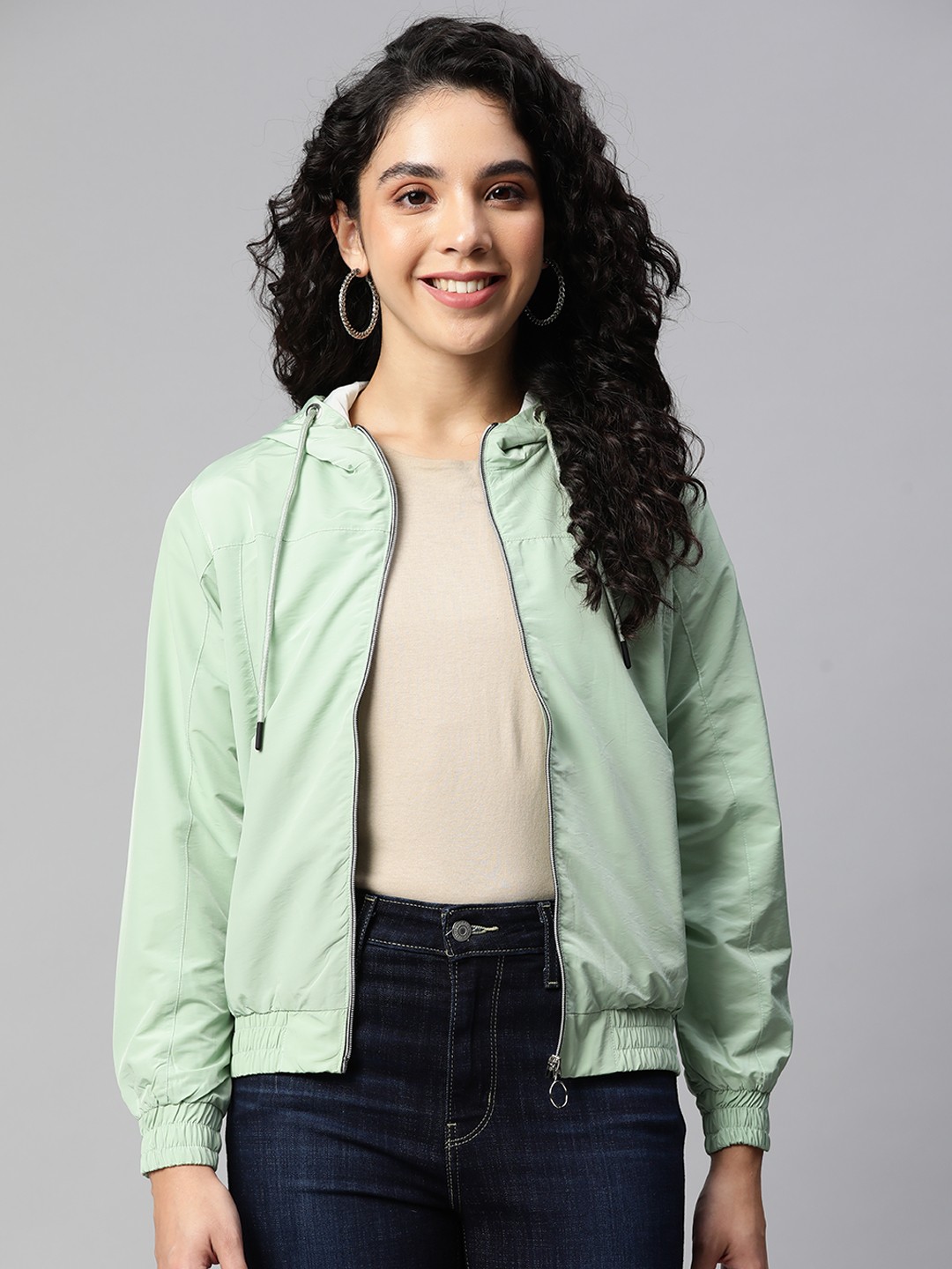 

Foreign Culture By Fort Collins Women Mint Green Tailored Jacket